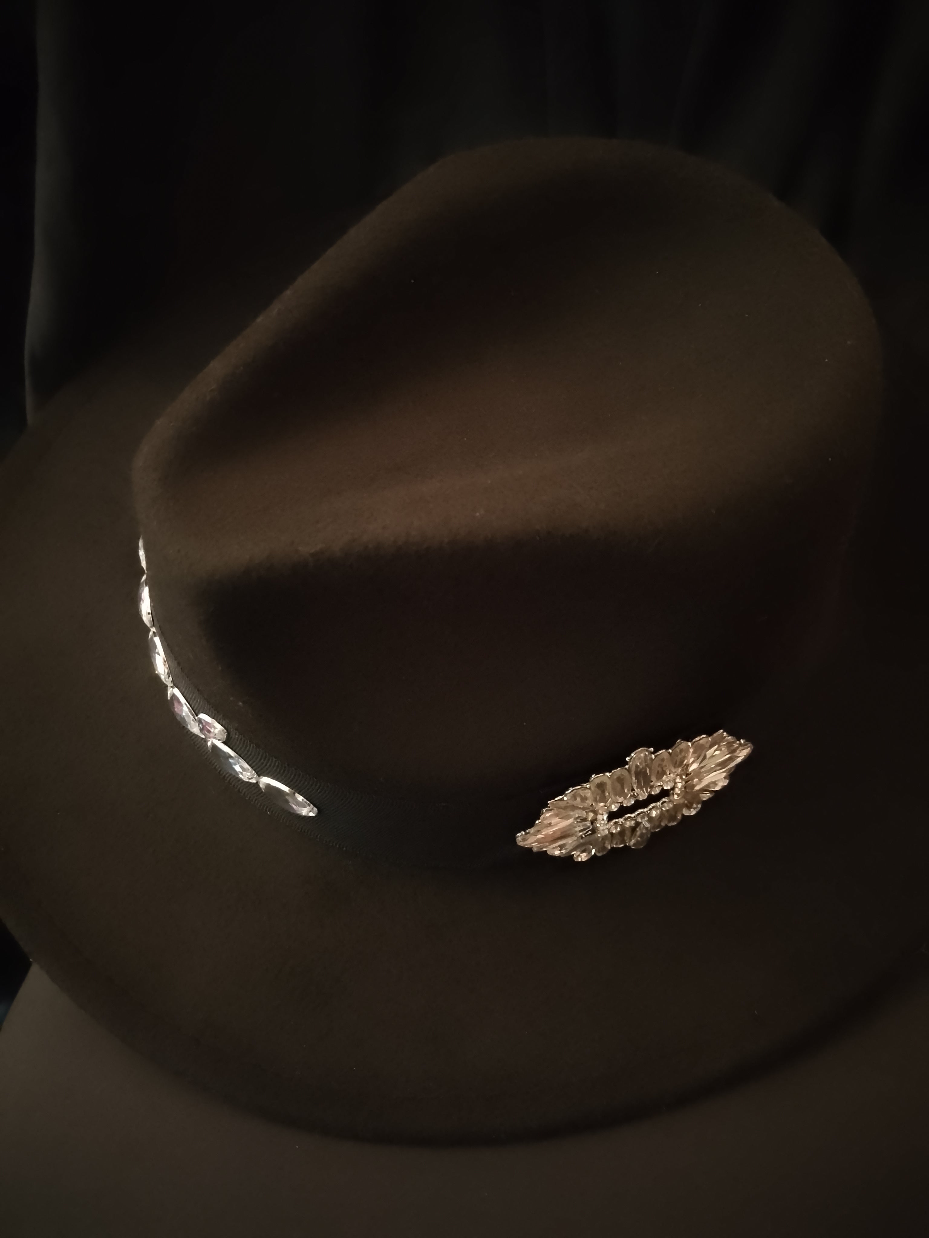 Night Sky Of Lights Stella Black Fedora
