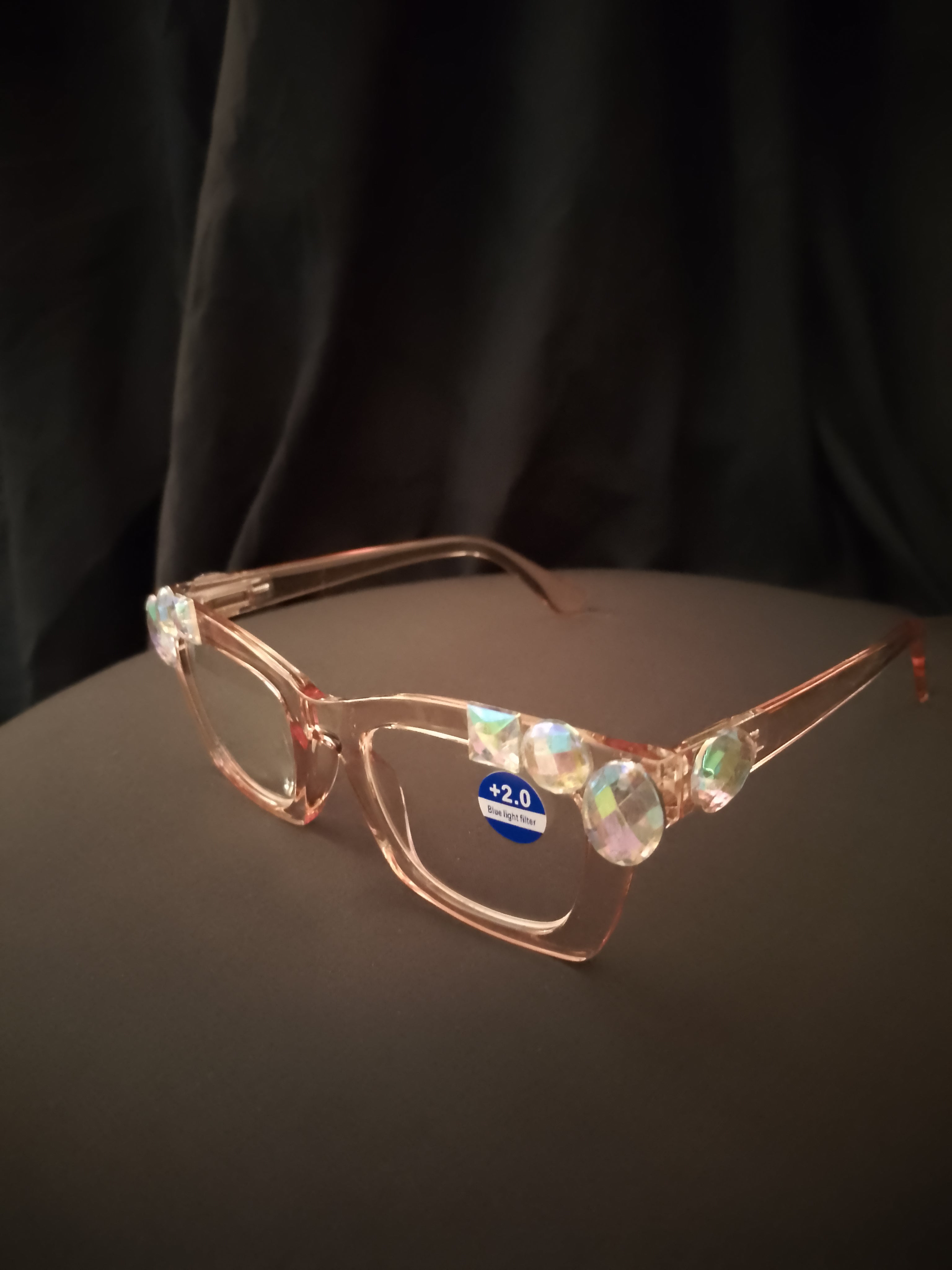 Cosmic Solar Blossom Apricot (2.0 x) Reading Glasses