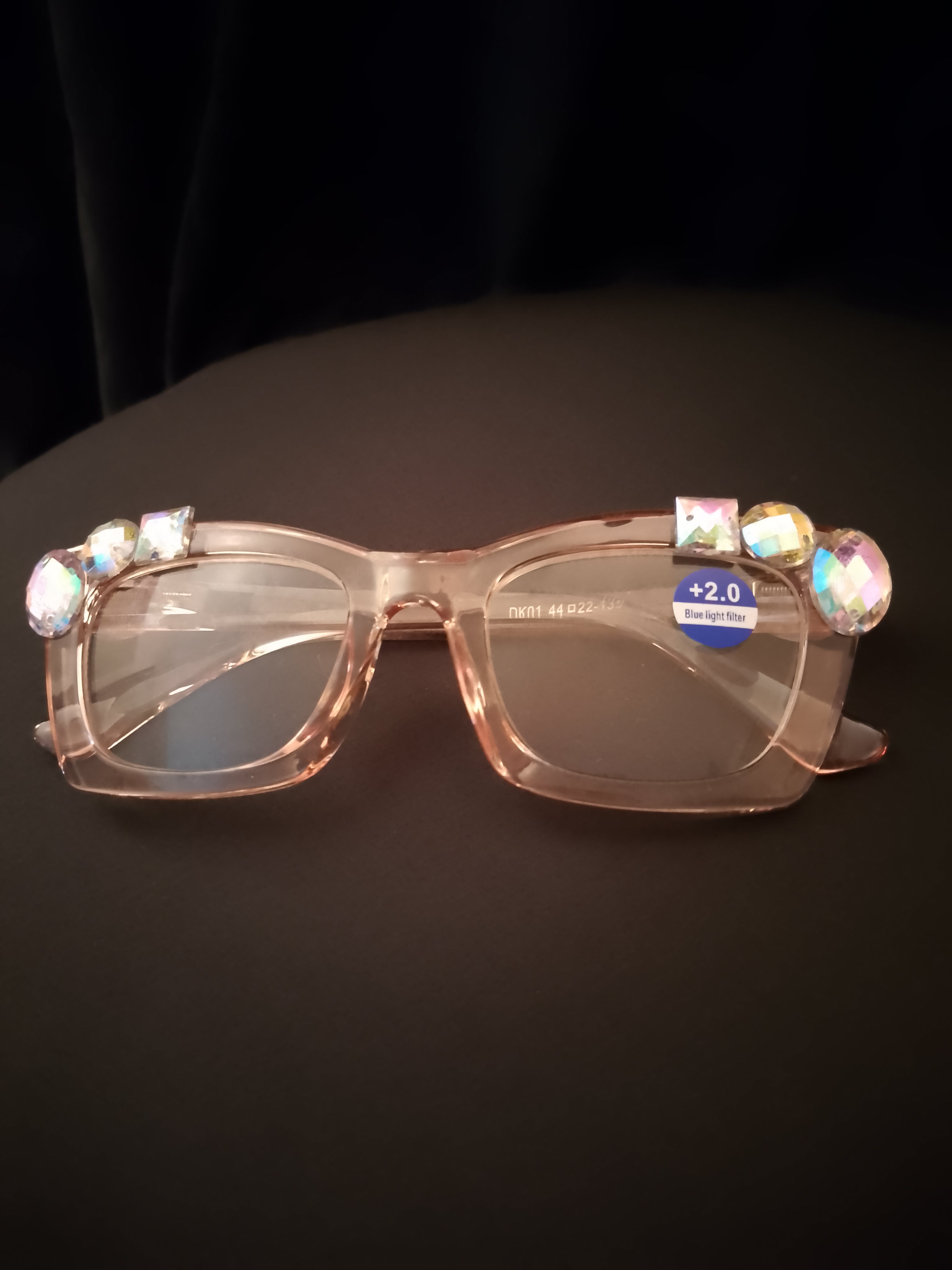 Cosmic Solar Blossom Apricot (2.0 x) Reading Glasses