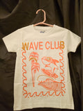 Playful Wave Cub Graphics Short Sleeve Boy's T - Shirt   - Style 118