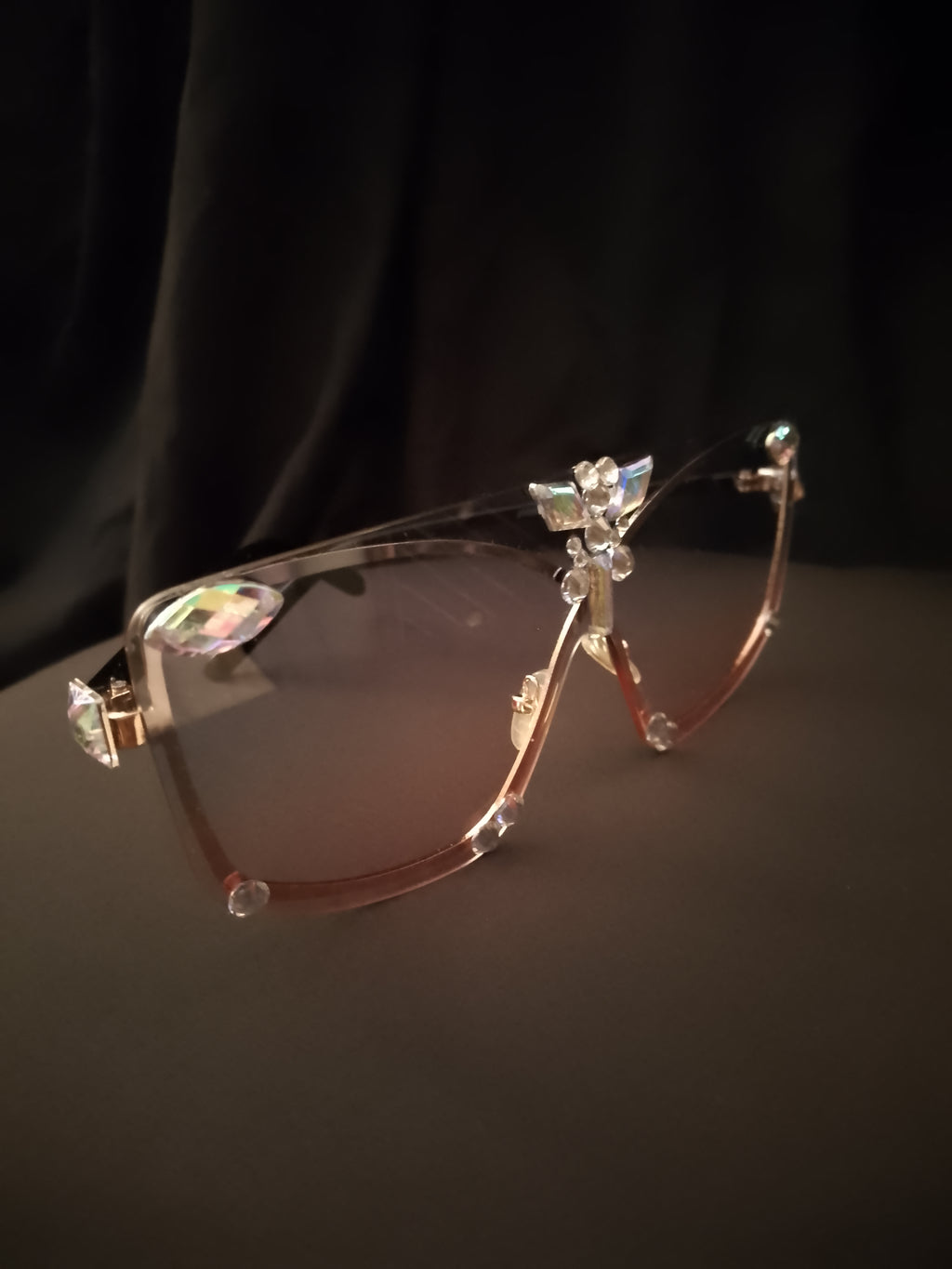Blue Pastel Butterfly Gradient Shade Frame sun Glasses