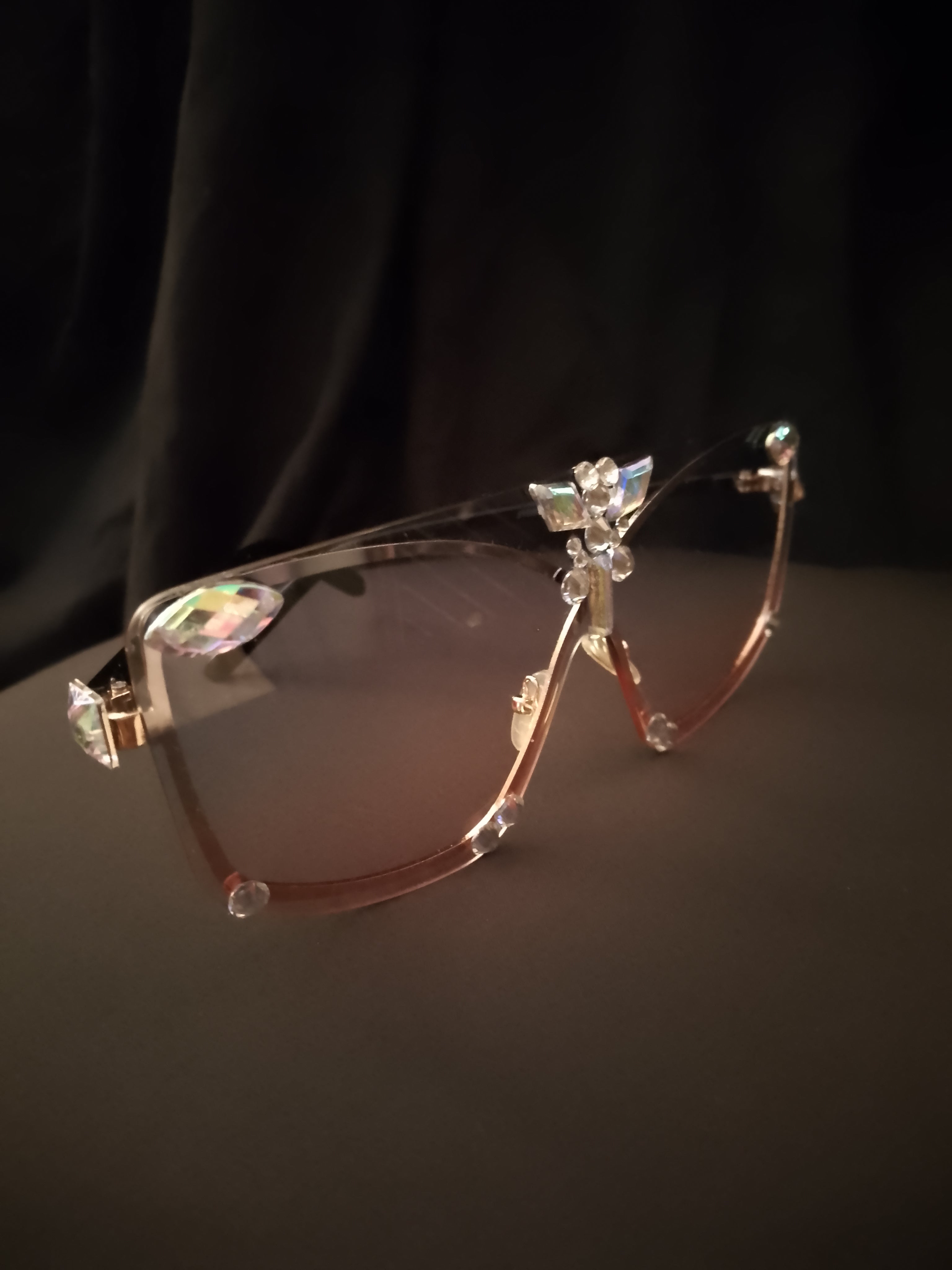 Blue Pastel Butterfly Gradient Shade Frame sun Glasses