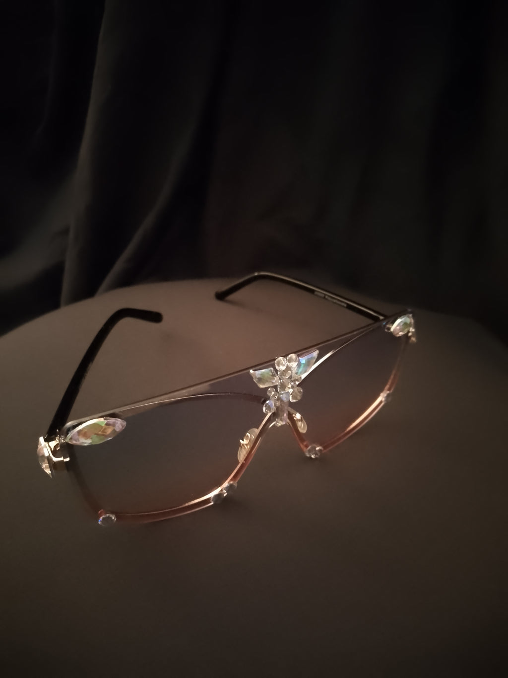 Blue Pastel Butterfly Gradient Shade Frame sun Glasses
