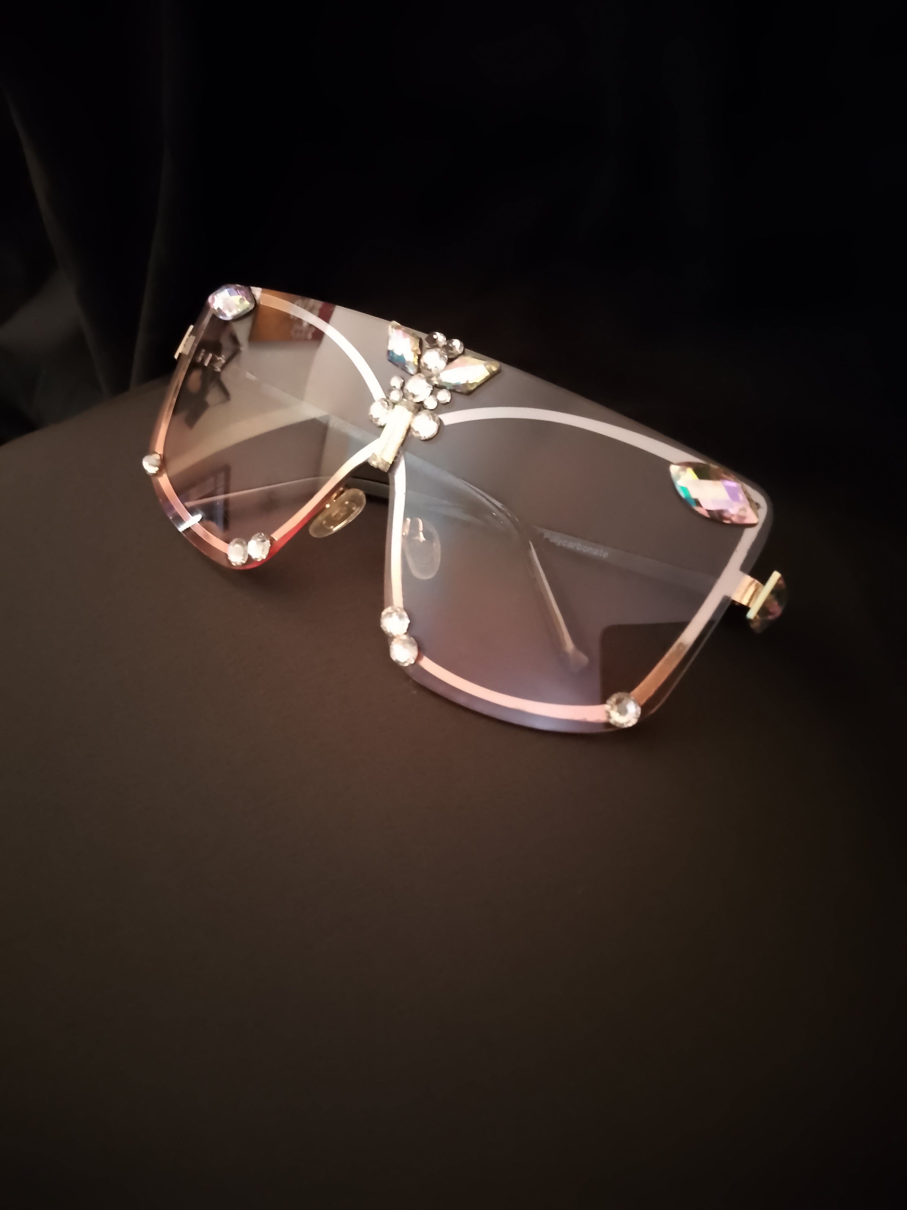 Blue Pastel Butterfly Gradient Shade Frame sun Glasses