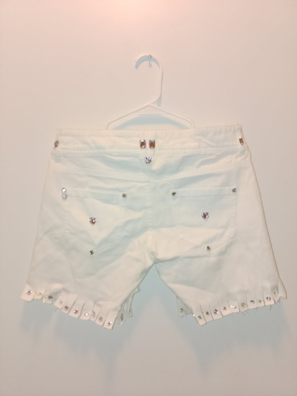 Princess & Vogue Flare Girl's Frill & Jingle Ivory Shorts