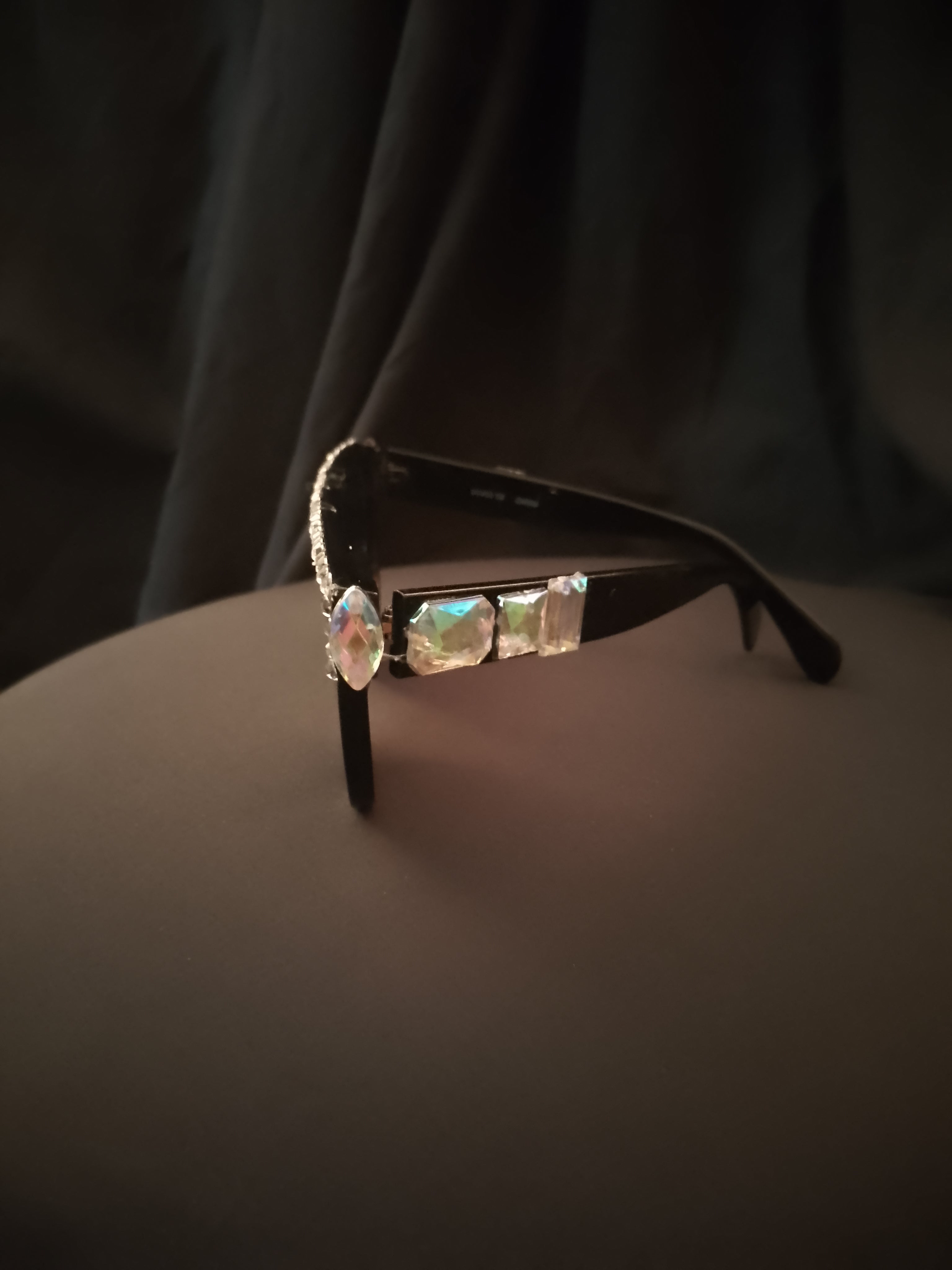 Studio Quality 808 Black & Platinum Frame Glasses