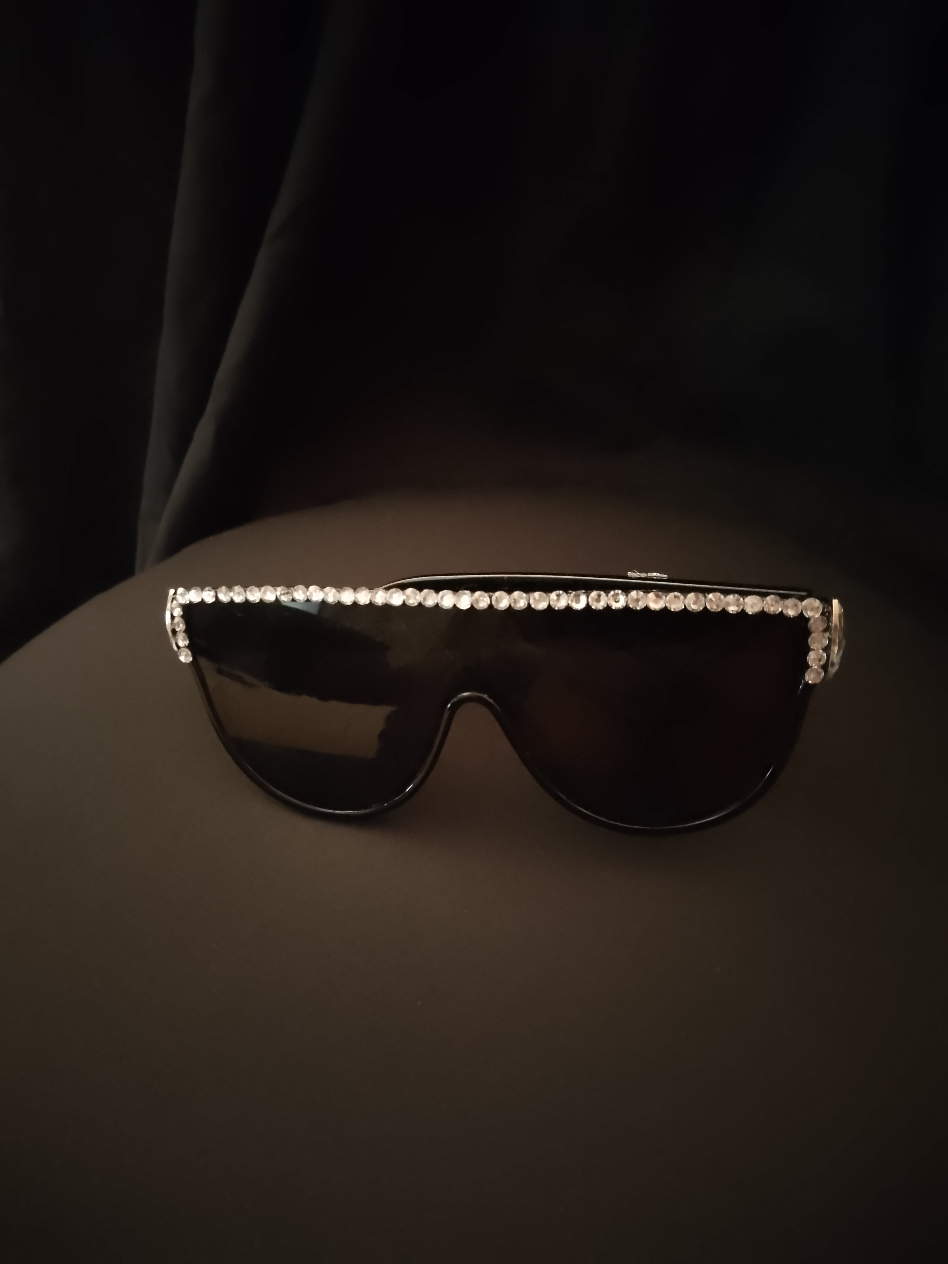 Studio Quality 808 Black & Platinum Frame Glasses