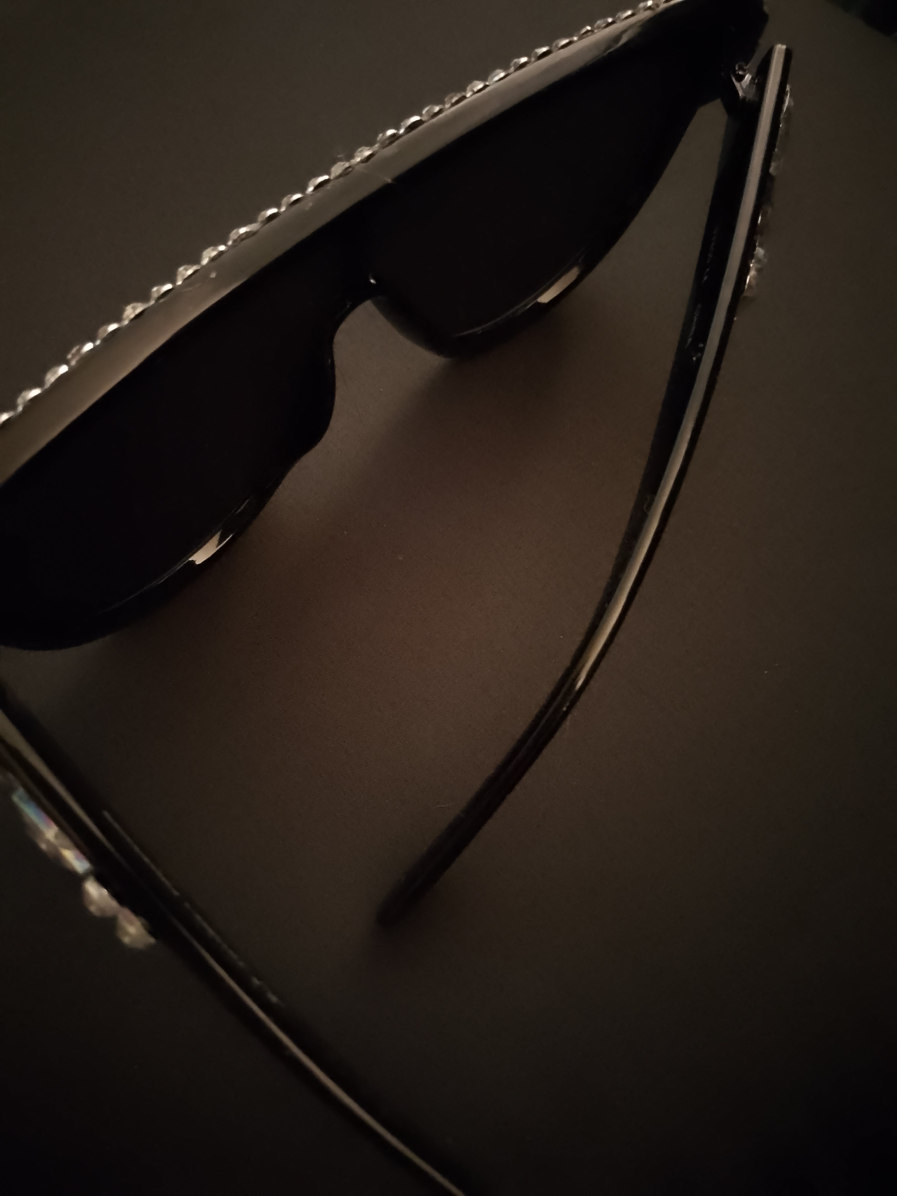 Studio Quality 808 Black & Platinum Frame Glasses
