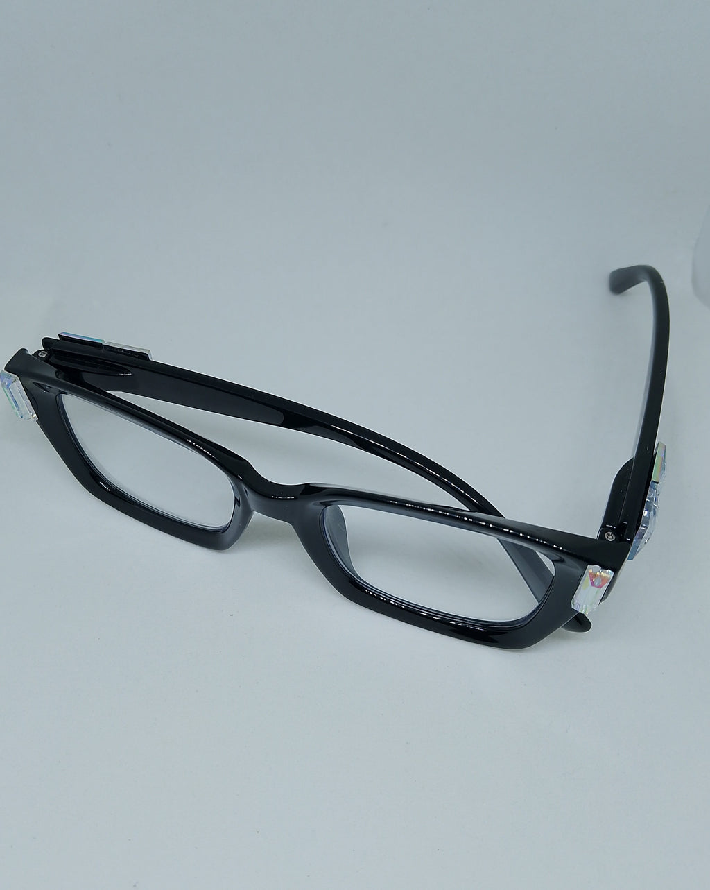 Top Billing & Refined (2.0 Strength) Men's Black Frame Clear Lens Reading Glasses