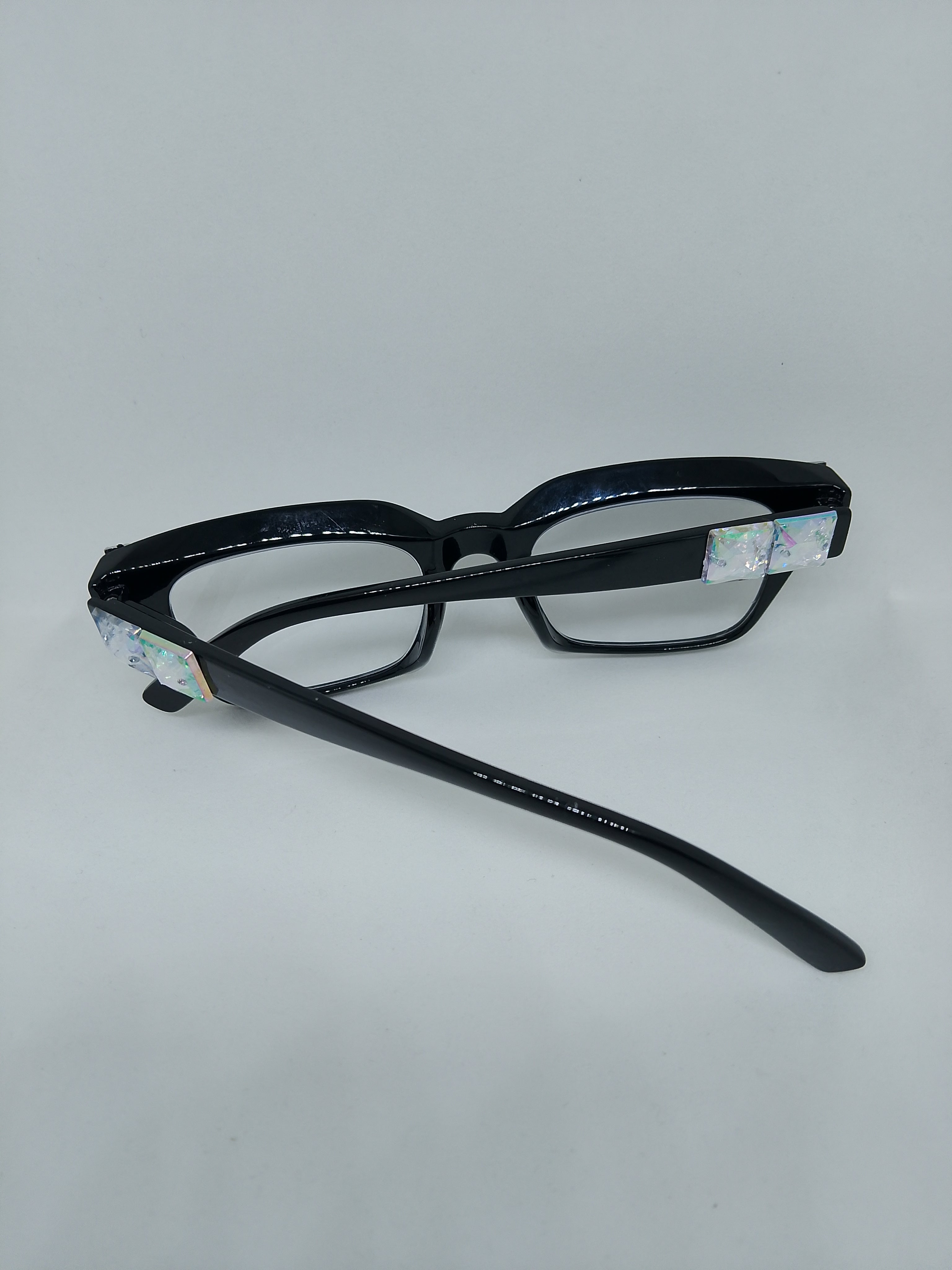 Top Billing & Refined (2.0 Strength) Men's Black Frame Clear Lens Reading Glasses