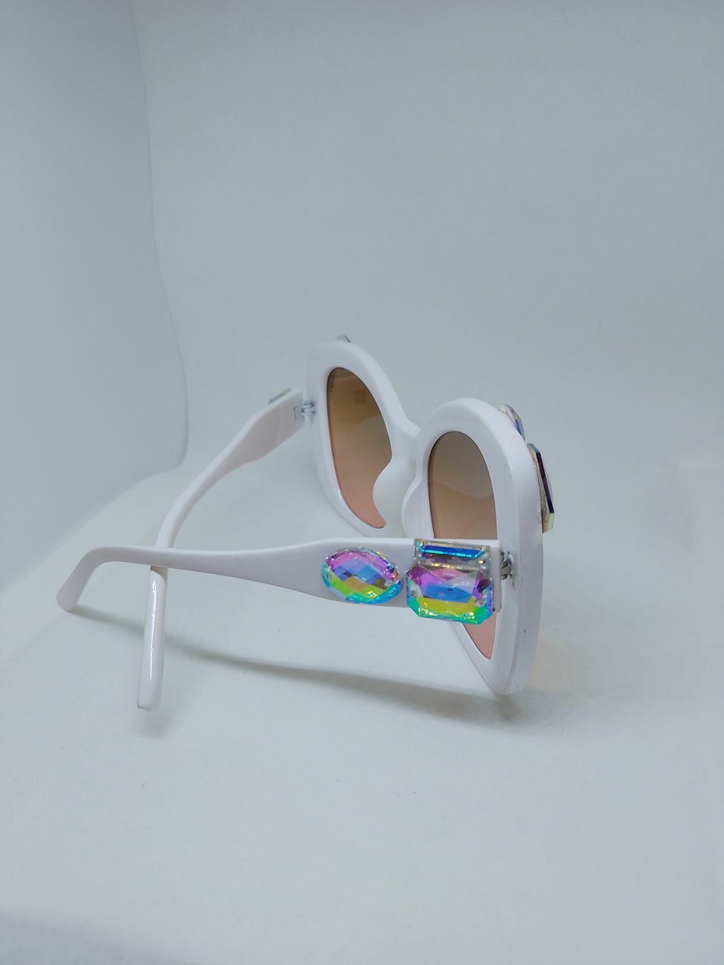 Vanilla Mocha Honey Dipped Oversized Cat Eye Frame Sunglasses