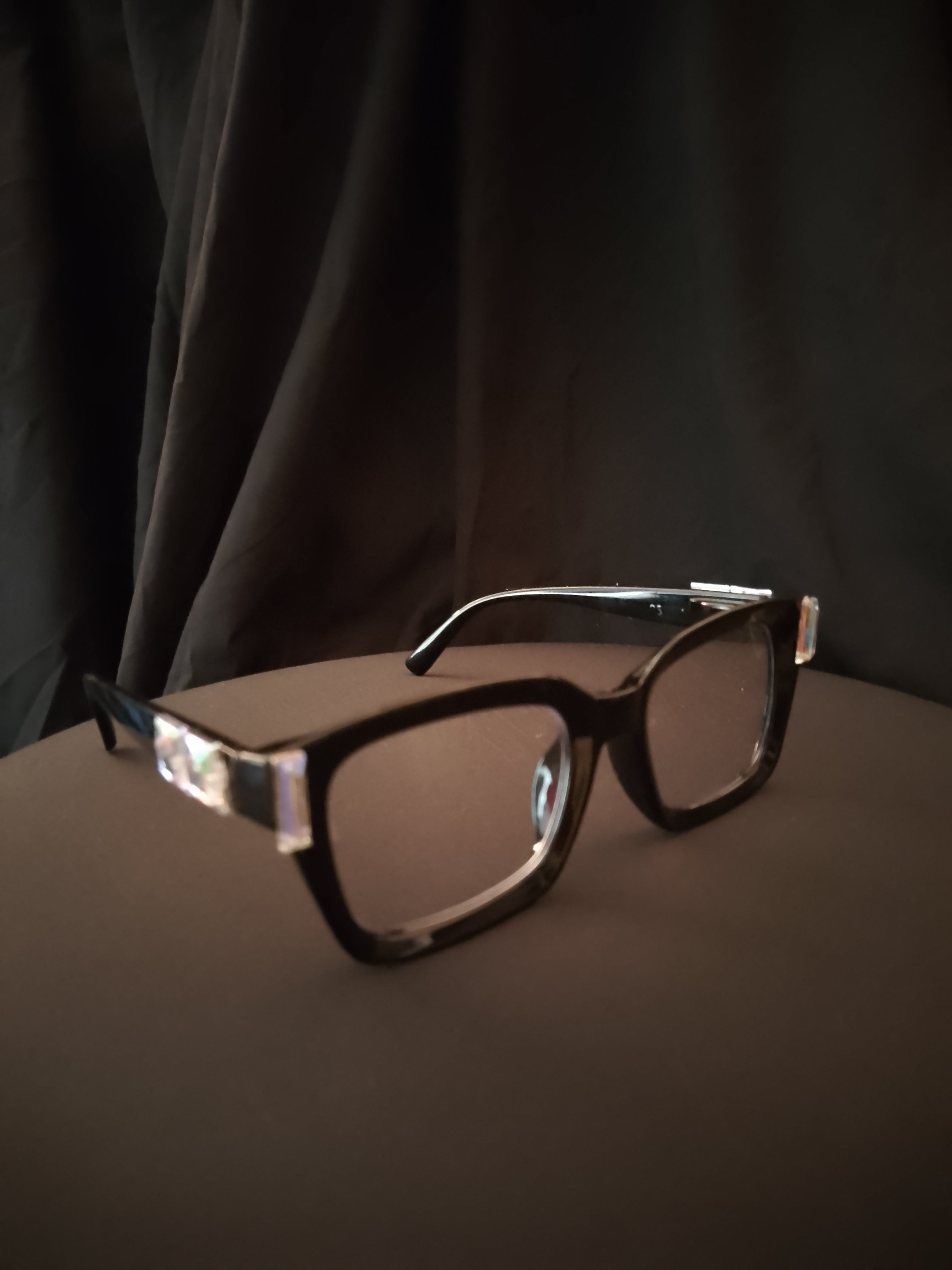 Top Billing & Refined (2.0 Strength) Men's Black Frame Clear Lens Reading Glasses