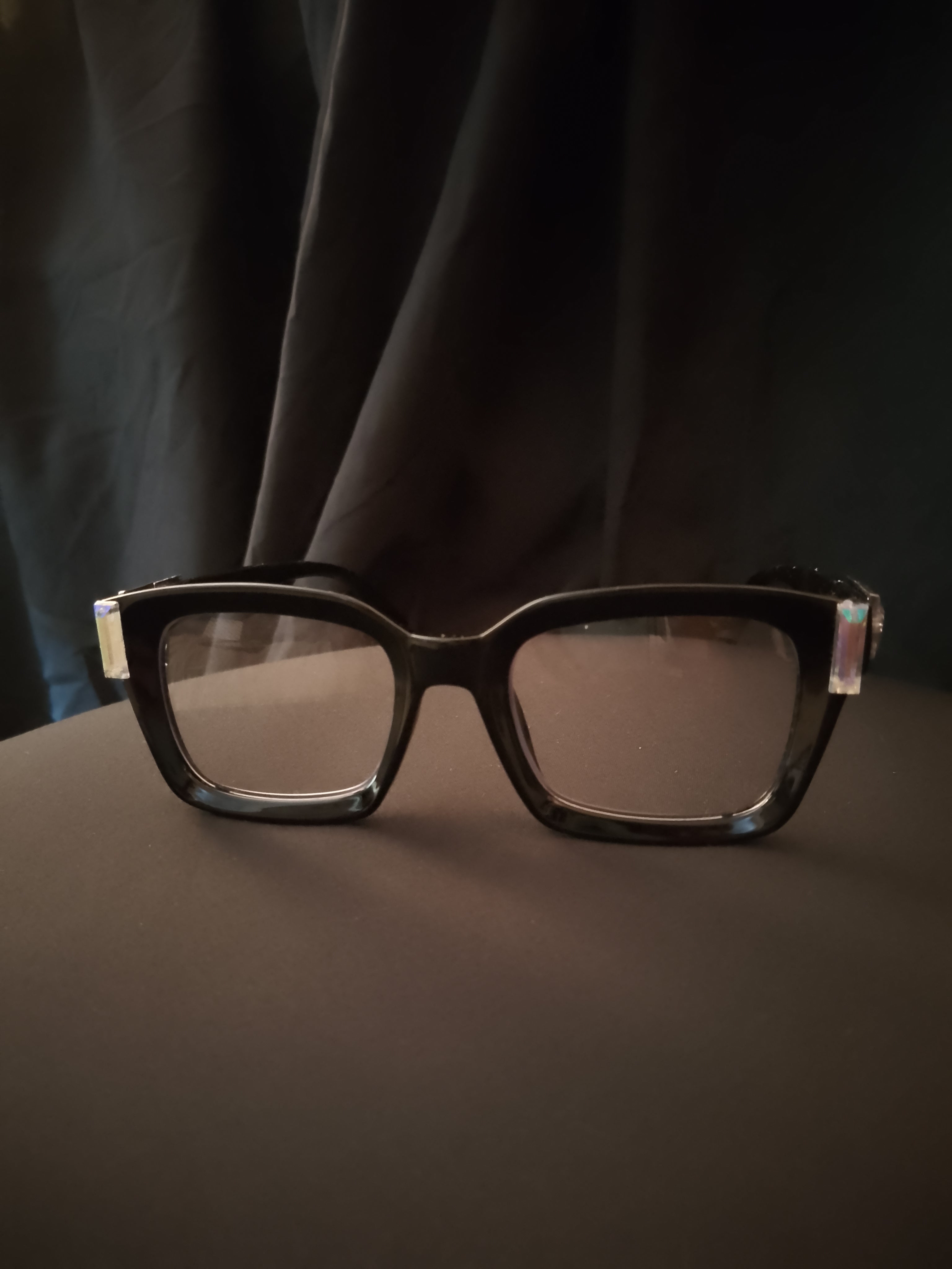 Top Billing & Refined (2.0 Strength) Men's Black Frame Clear Lens Reading Glasses