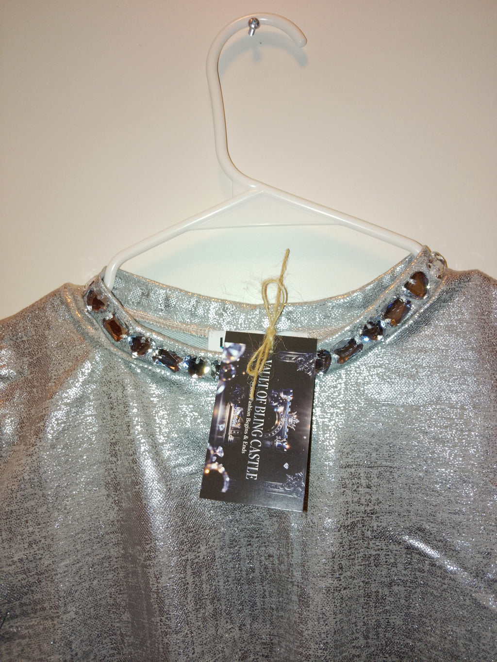 Chrome Aura Razzle Dazzle Crop Top