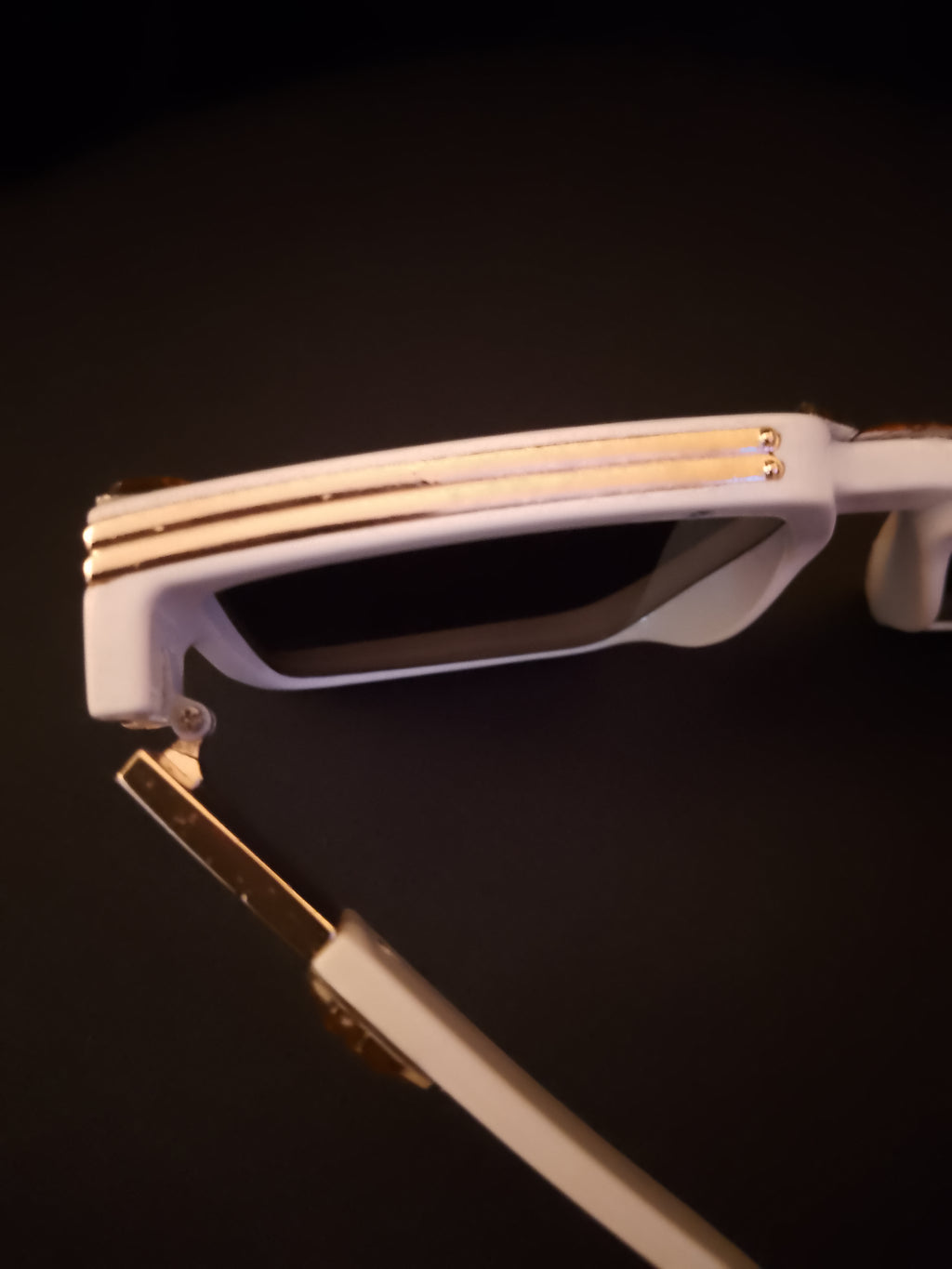 Ivory Chalk Beam Topaz Unisex Frame Sunglasses