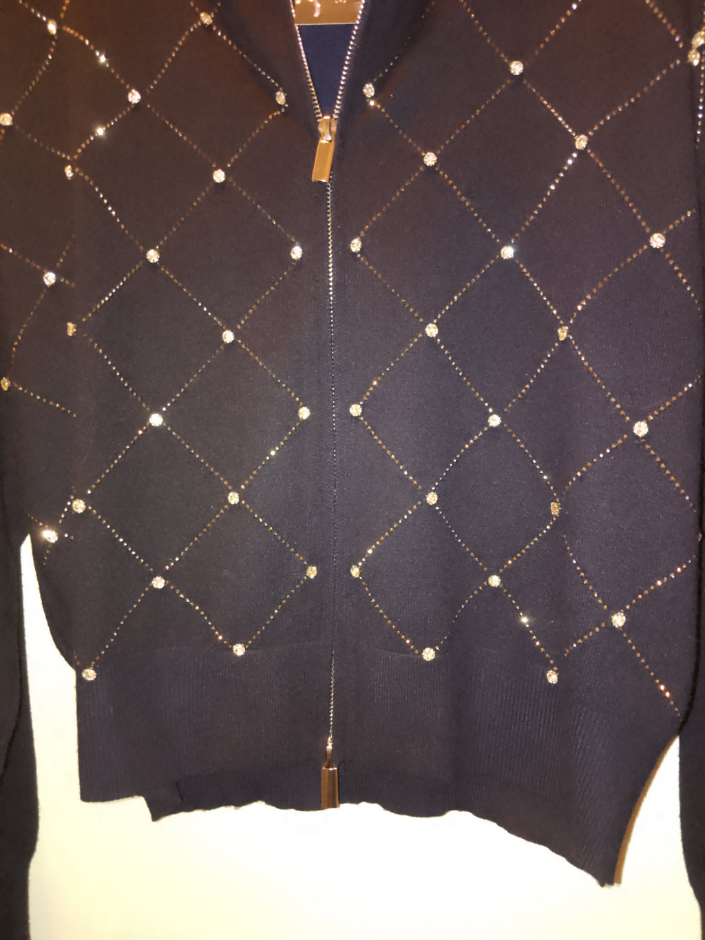 Gentle Beauty & Boundless Long Sleeve Navy Blue Knit Sweater