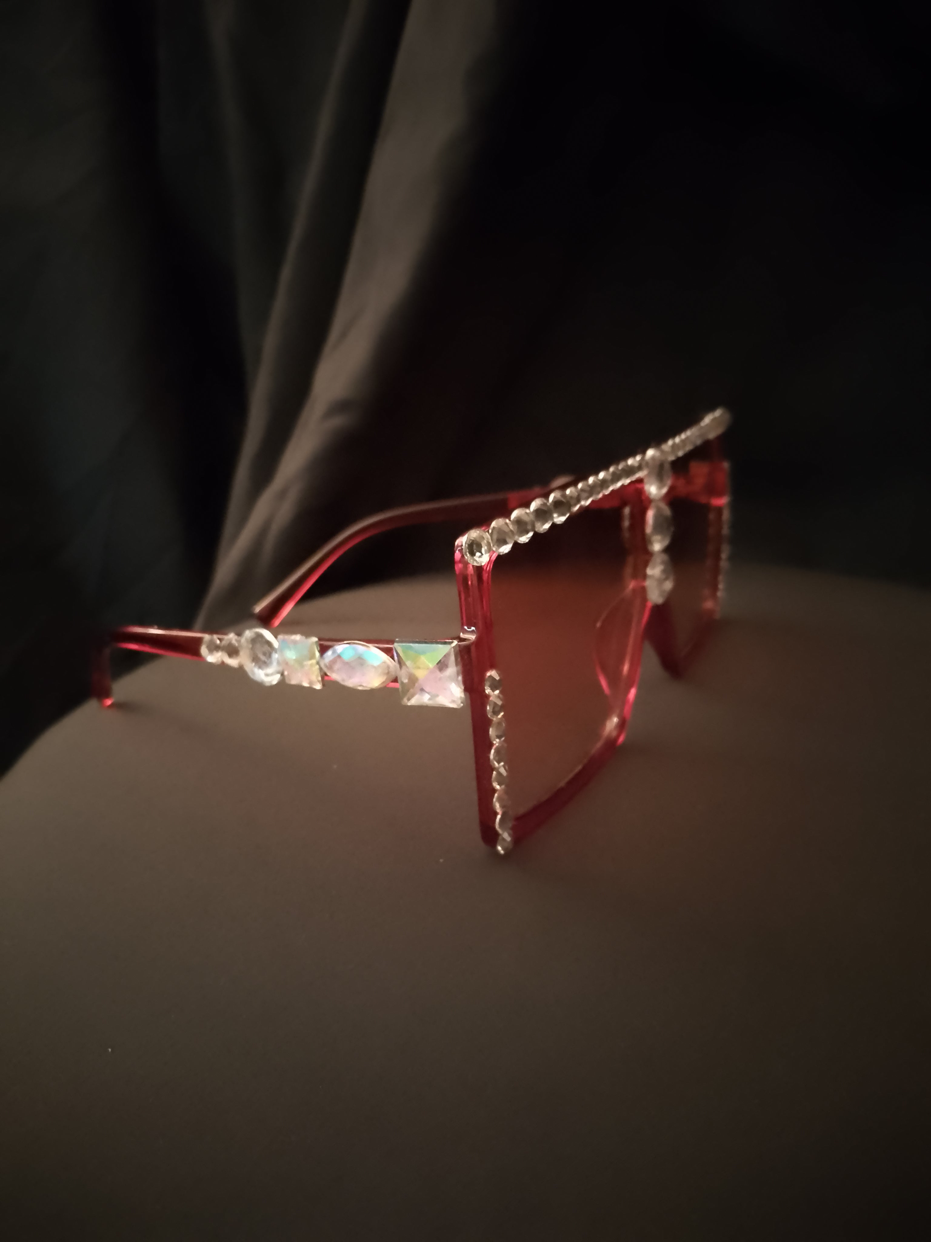 Heavenly Cherry High Status Unisex Translucent Frame Glasses