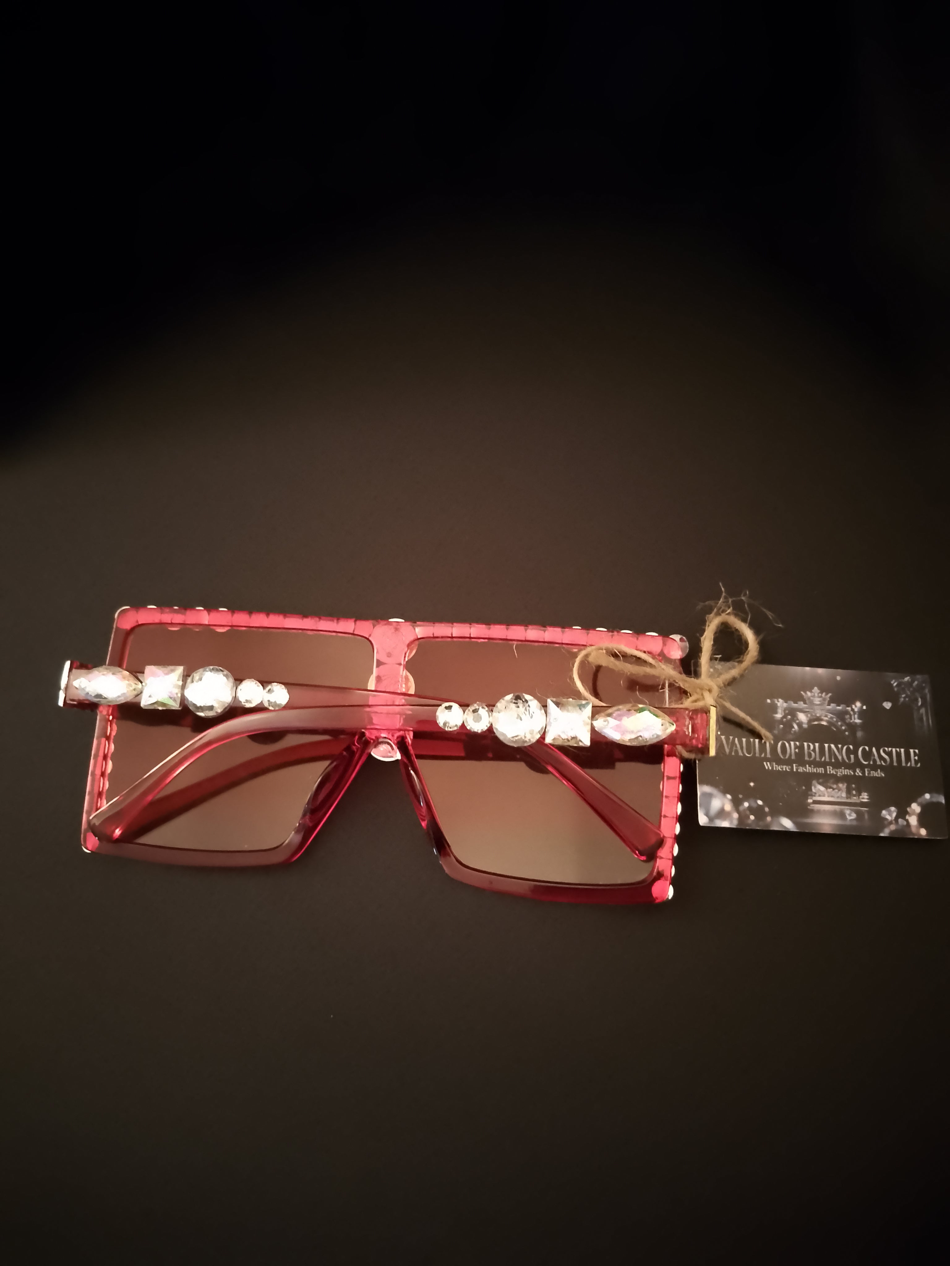 Heavenly Cherry High Status Unisex Translucent Frame Glasses