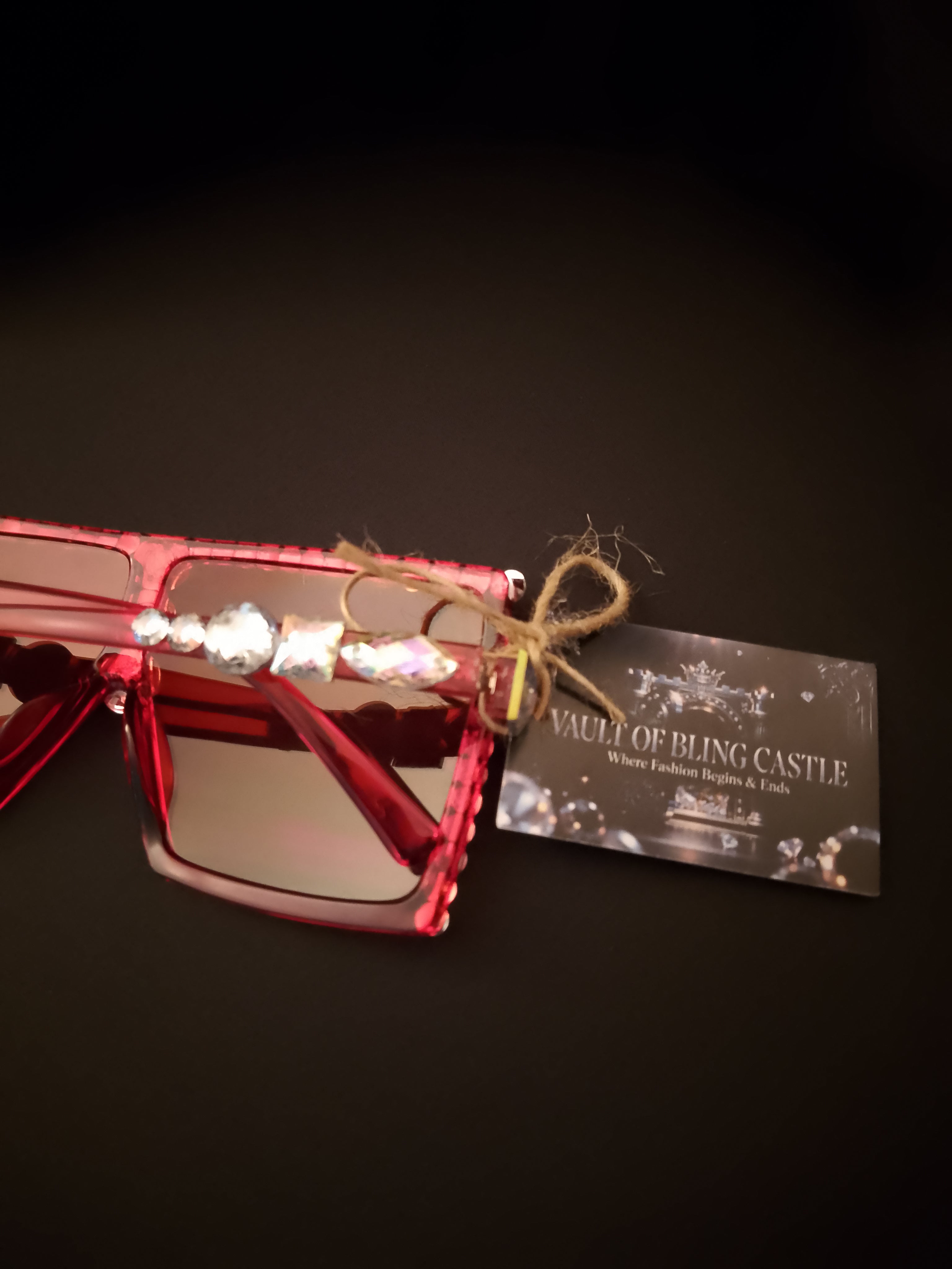 Heavenly Cherry High Status Unisex Translucent Frame Glasses