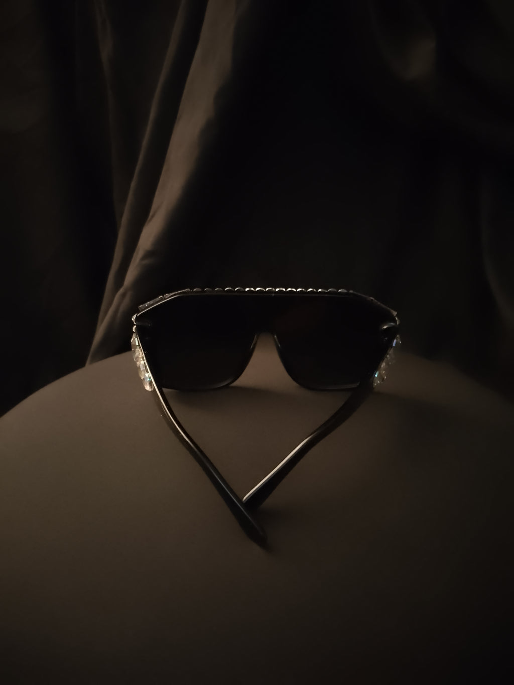 Treasured Evolution Blacked Out Ink Men's Shade Glasses