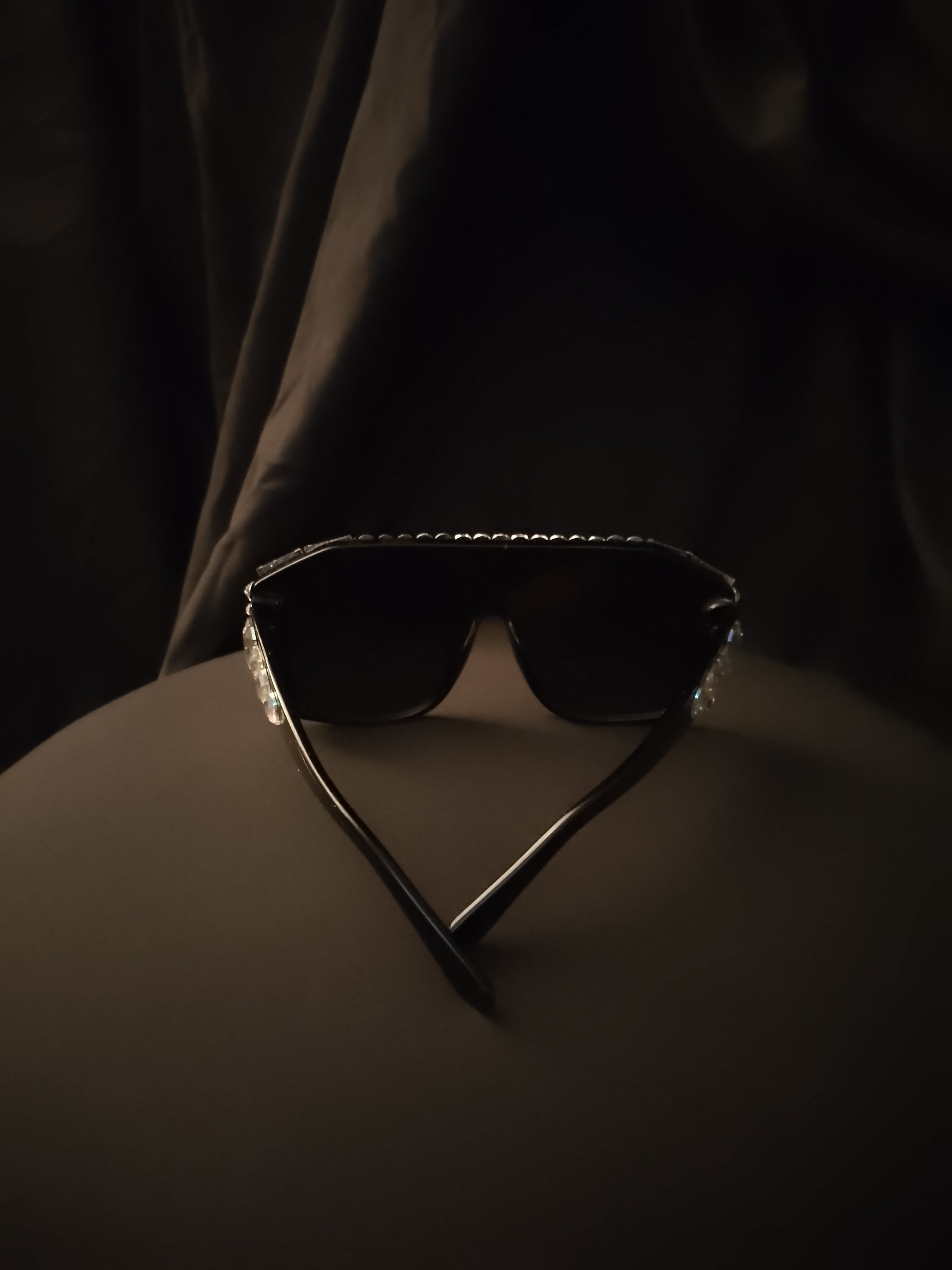 Treasured Evolution Blacked Out Ink Men's Shade Glasses