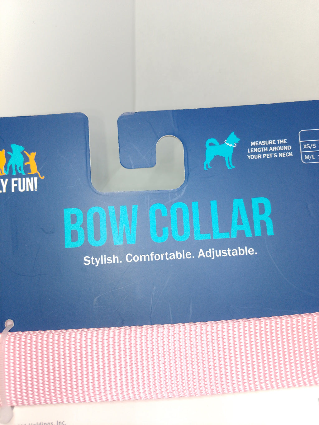 Fur Of Luxury Investment  Whisper Pink Pet Bow Collar
