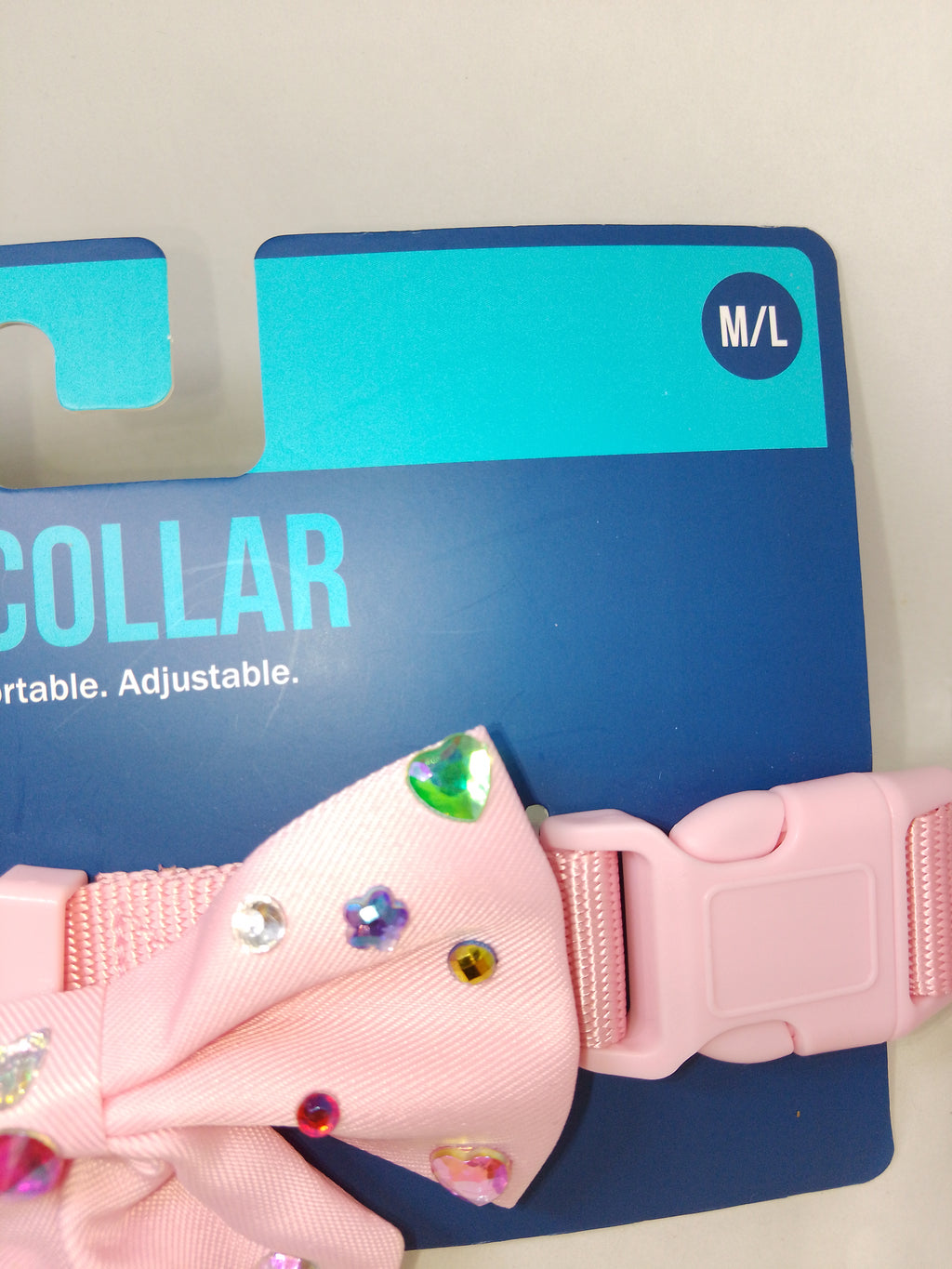 Fur Of Luxury Investment  Whisper Pink Pet Bow Collar