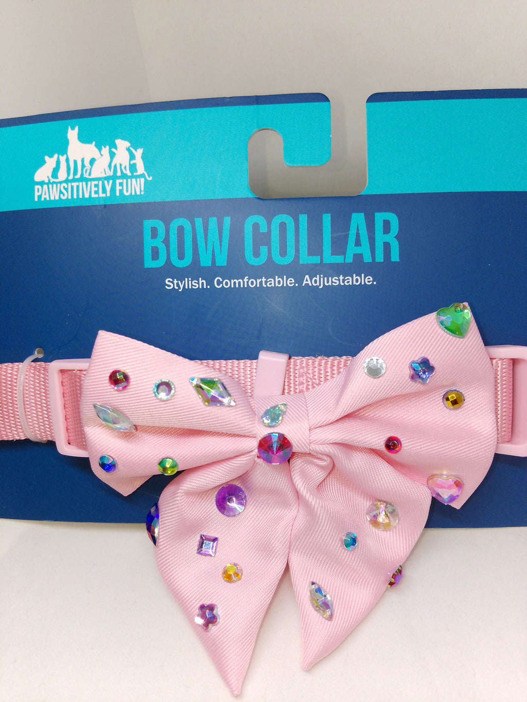 Fur Of Luxury Investment  Whisper Pink Pet Bow Collar