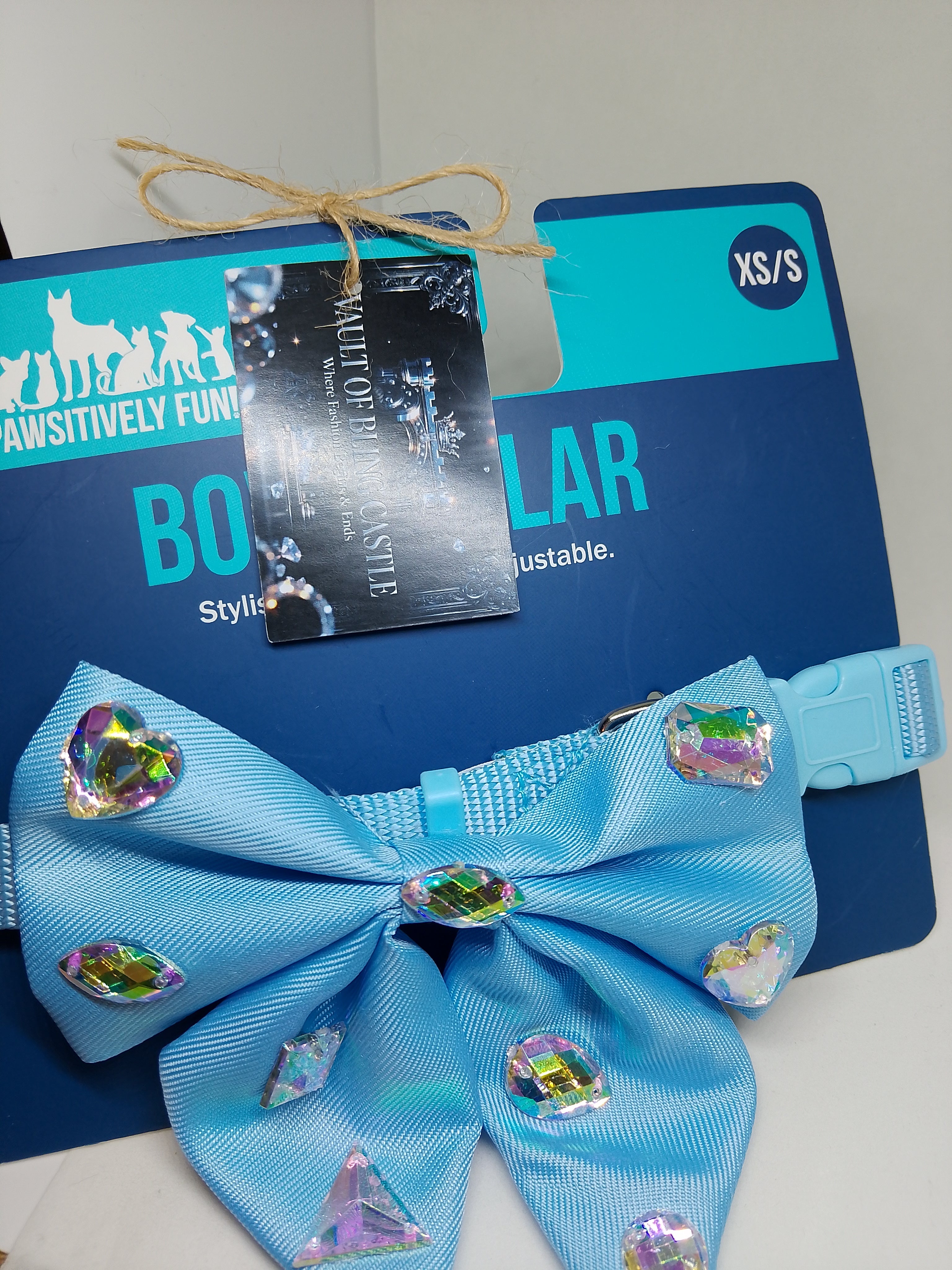 Cheerful & Cool Panache Bow Pet Collar