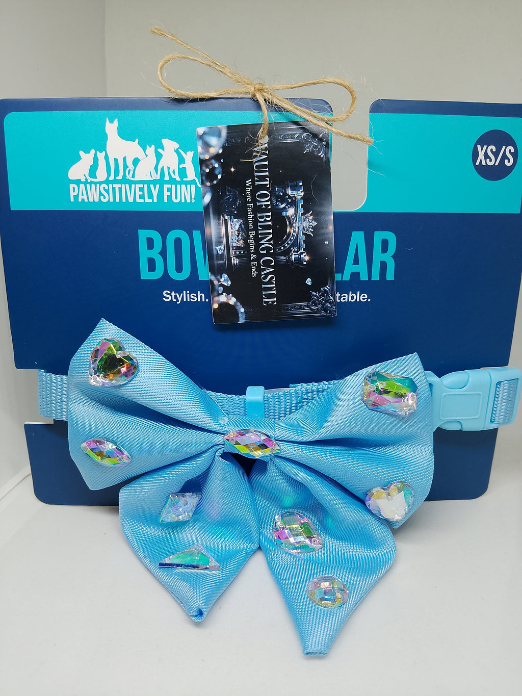 Cheerful & Cool Panache Bow Pet Collar