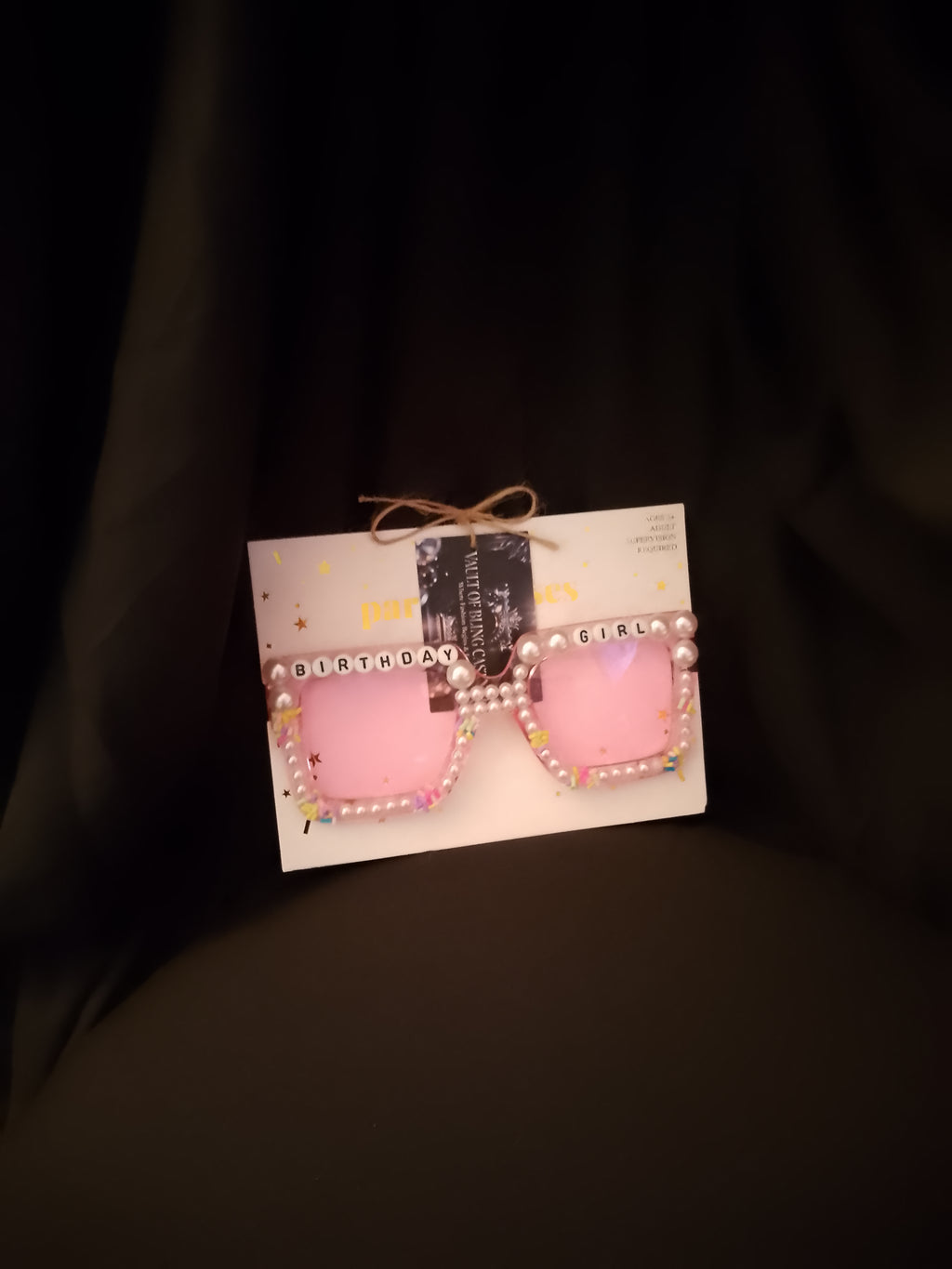 Presence Of Beauty Birthday Girl Celebration Decorated Glasses