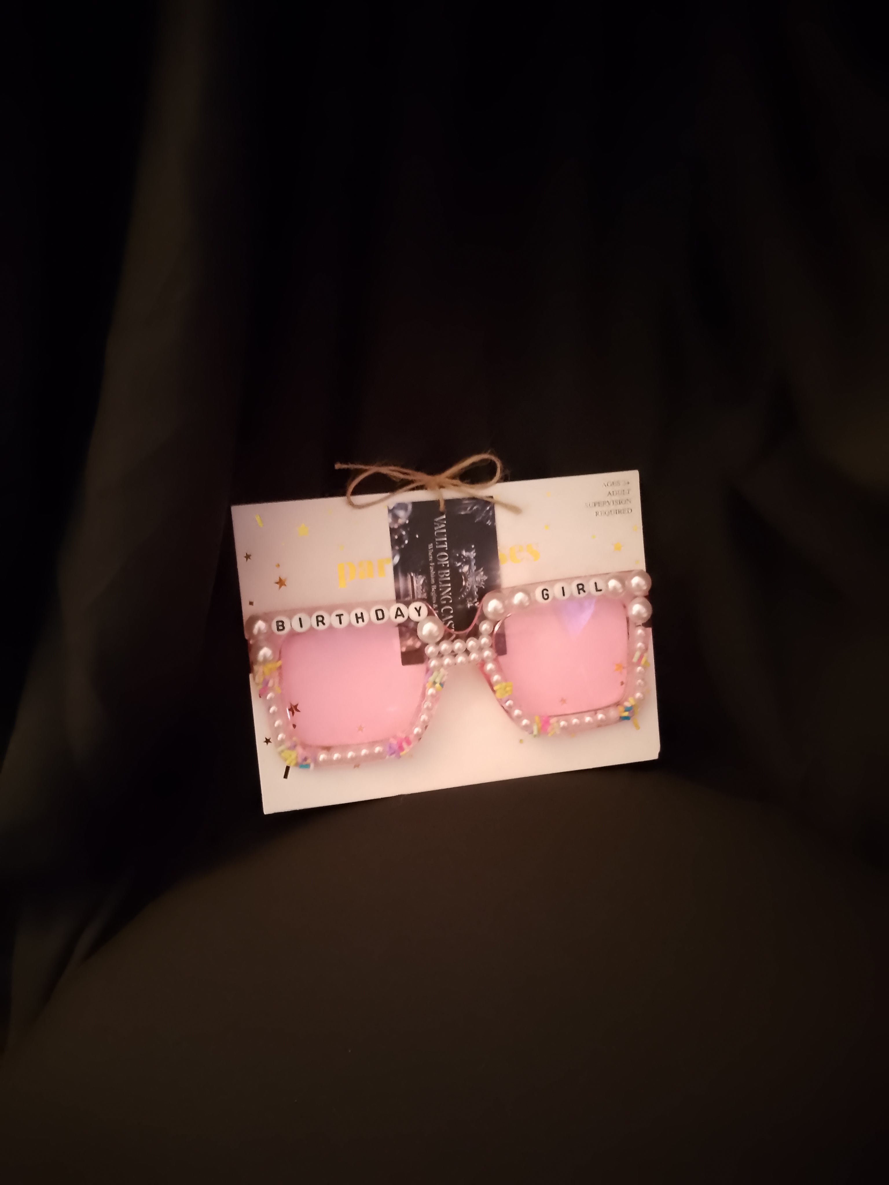 Presence Of Beauty Birthday Girl Celebration Decorated Glasses