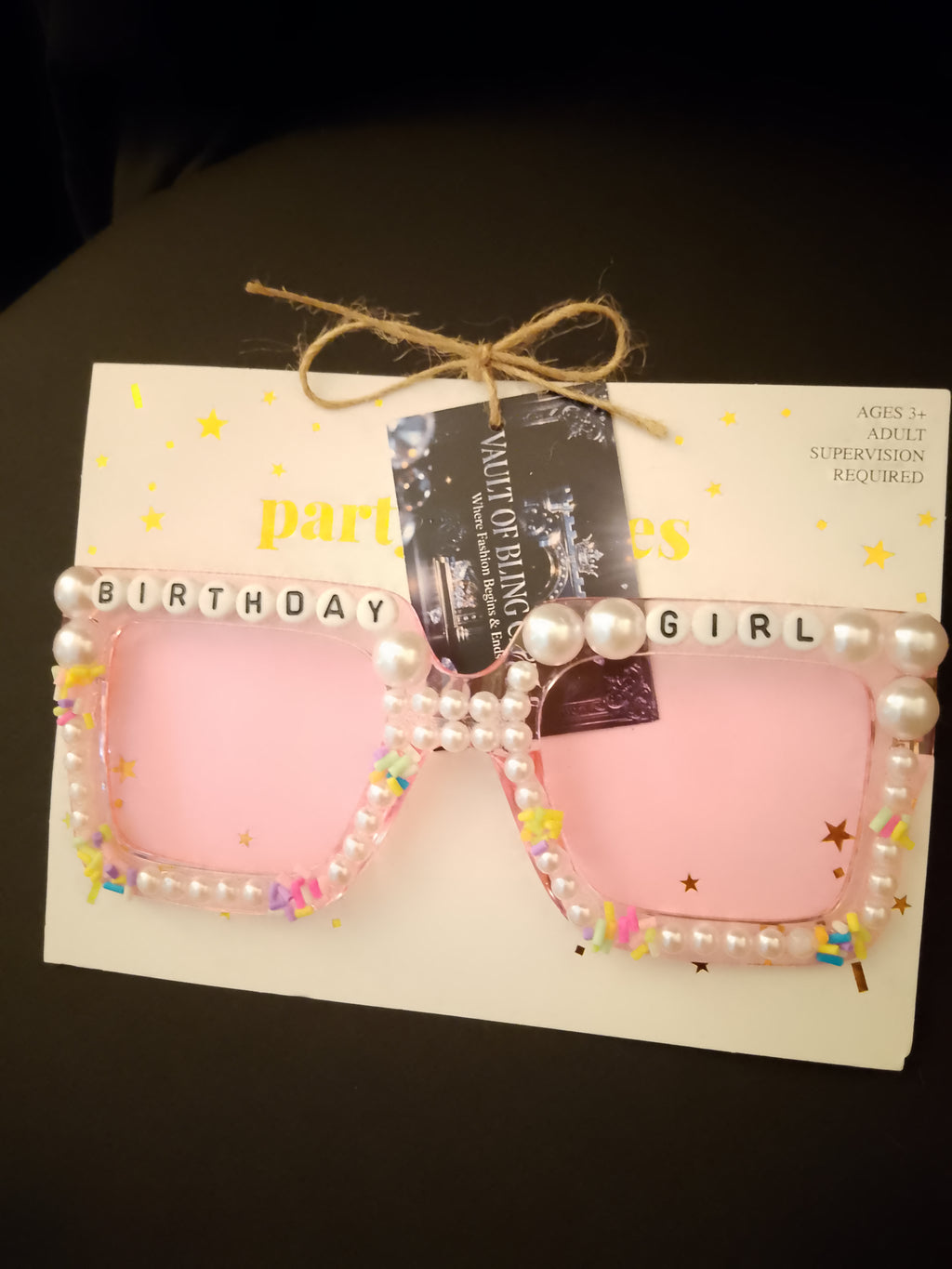 Presence Of Beauty Birthday Girl Celebration Decorated Glasses