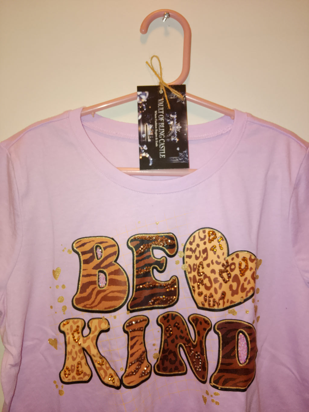Adorable & Nice Girl's Tiger Glow Graphics Short Sleeve T - Shirt