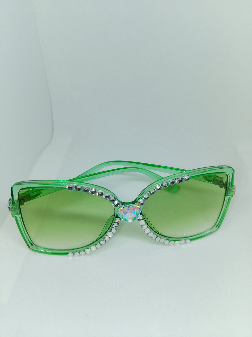 T - Dream Green Star Magic Translucent Frame Glasses