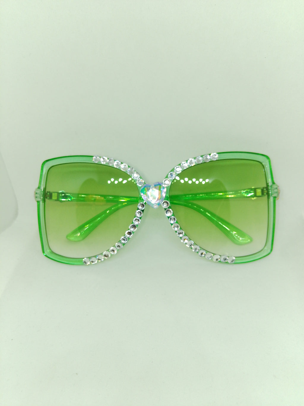 T - Dream Green Star Magic Translucent Frame Glasses