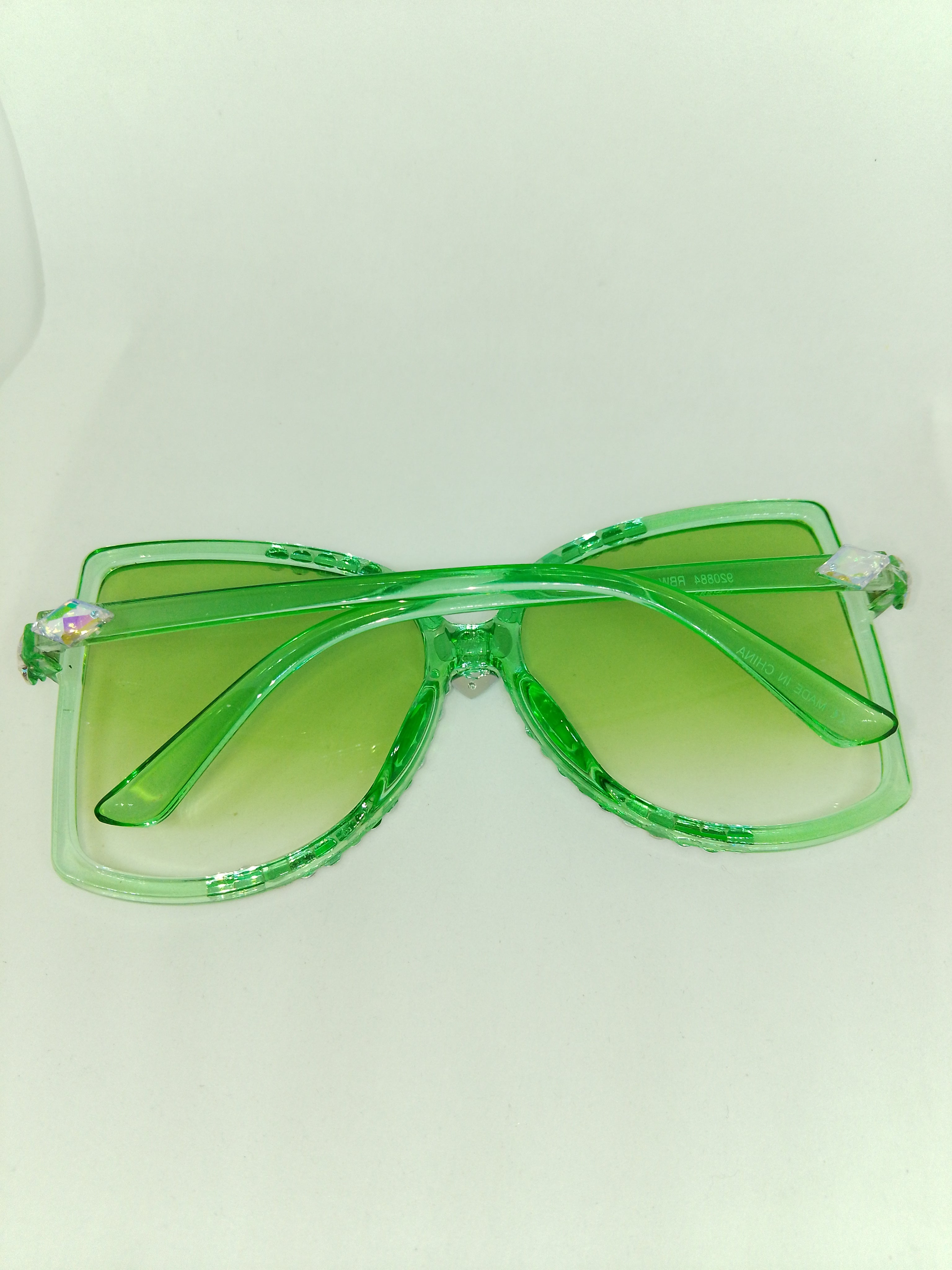 T - Dream Green Star Magic Translucent Frame Glasses
