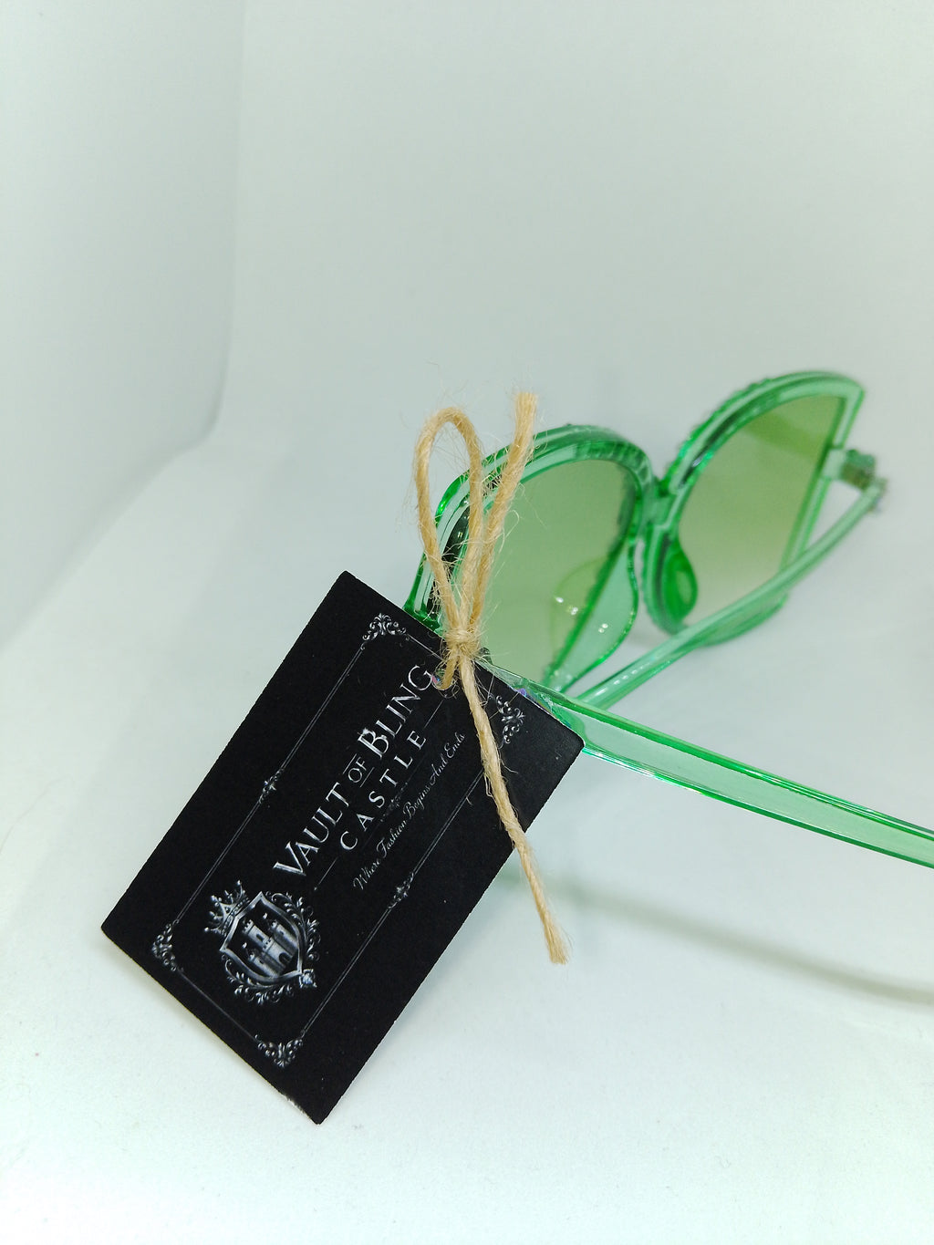 T - Dream Green Star Magic Translucent Frame Glasses