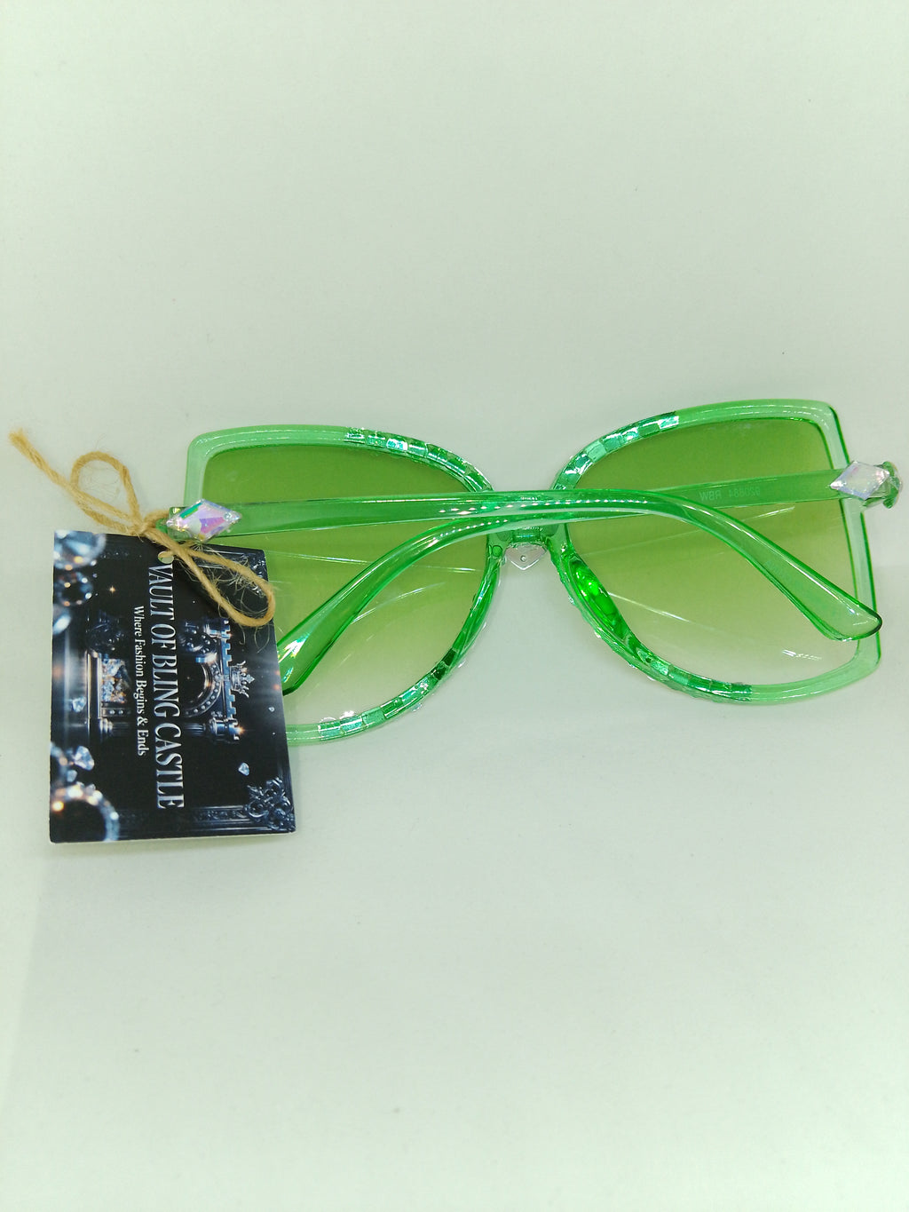 T - Dream Green Star Magic Translucent Frame Glasses