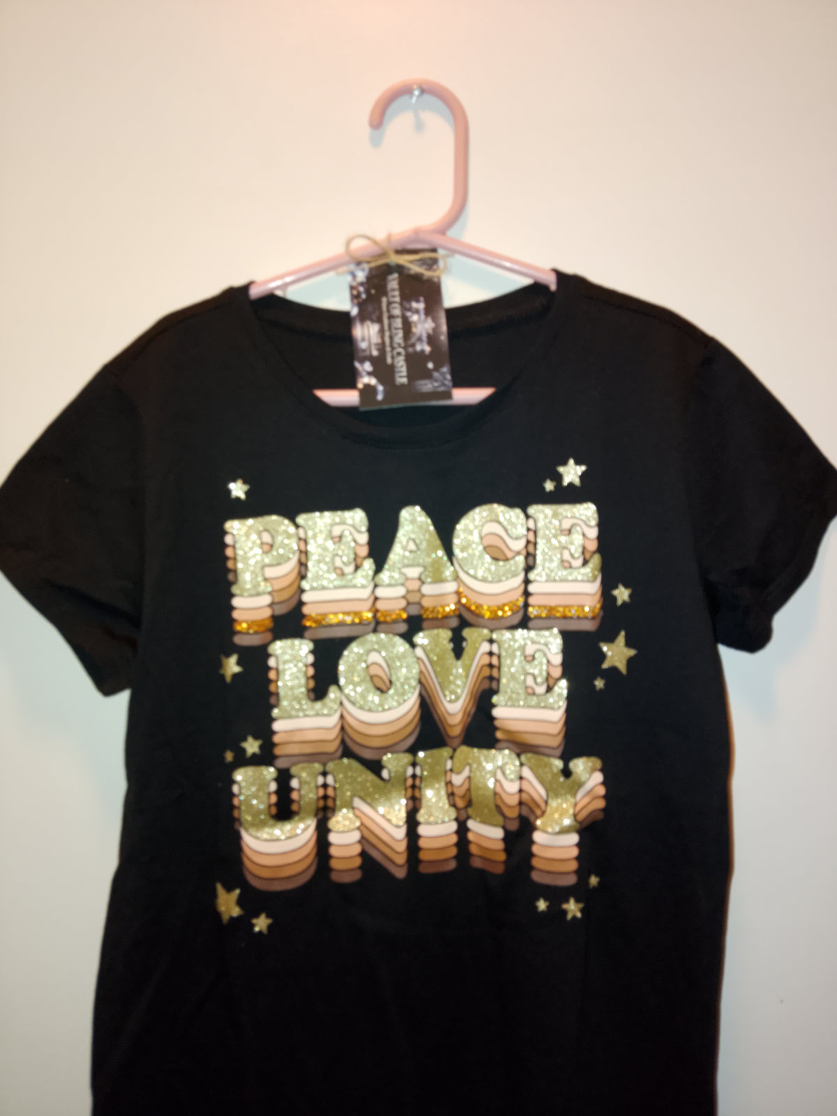Wonderful Girl's Tee - Shirt Short Sleeve With Gems Design - Style 122