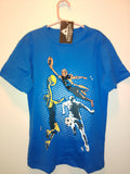 Leap And Score Winning Streak Action Packed Boy's Graphics Short Sleeve T-Shirt - Style 119
