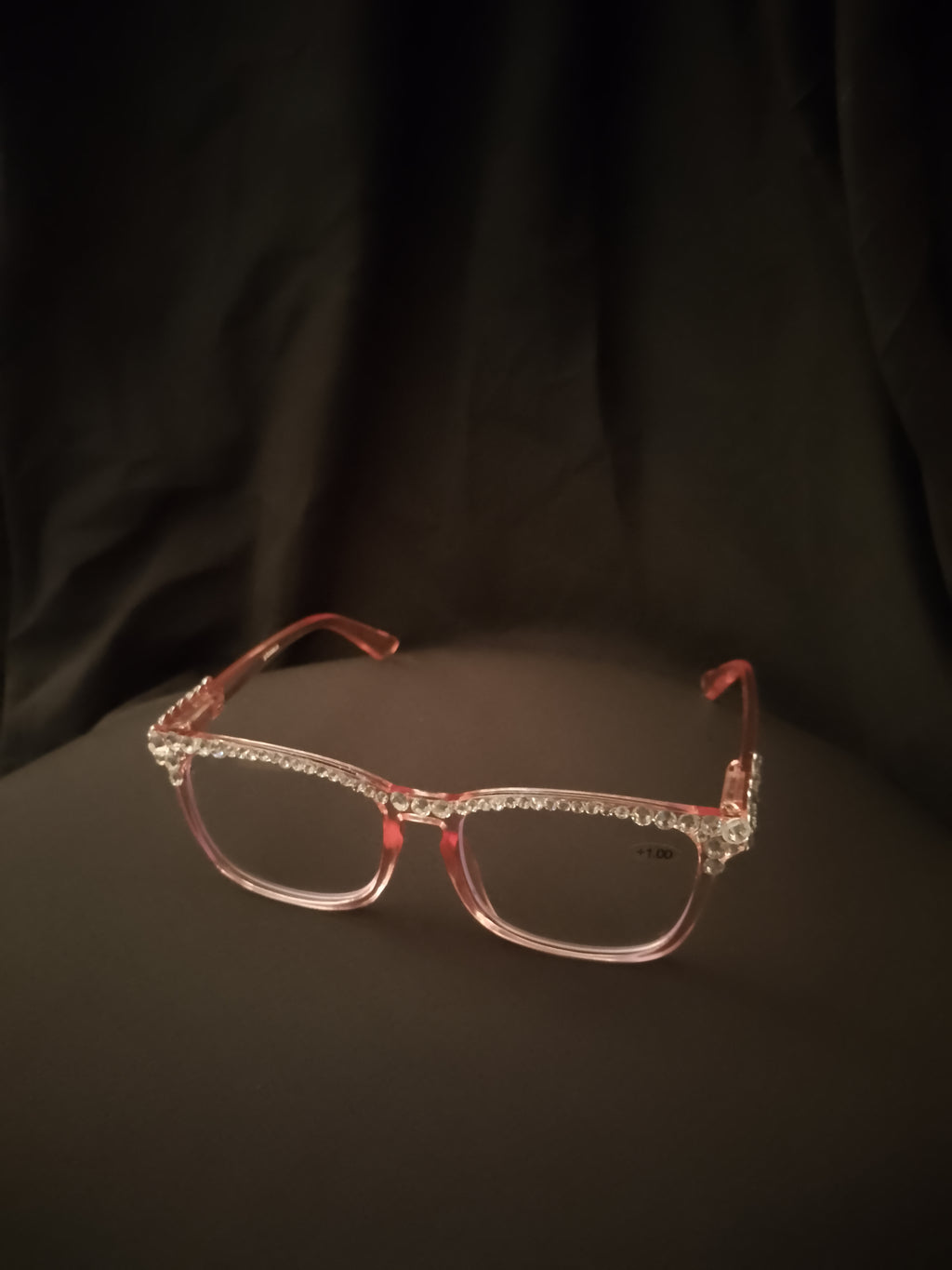 Dewy & Chic Shell Translucent Pink Frame Glasses