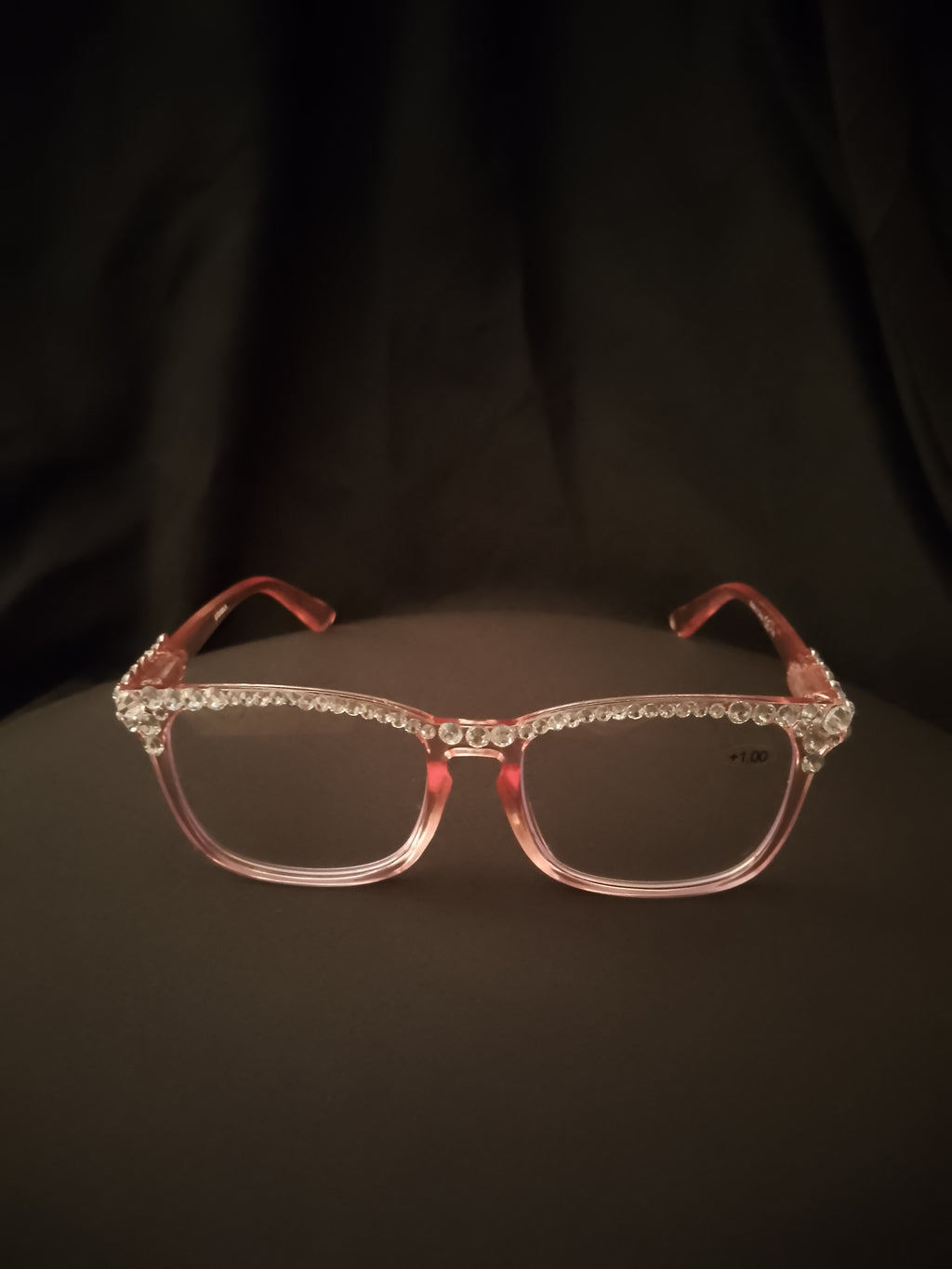 Dewy & Chic Shell Translucent Pink Frame Glasses