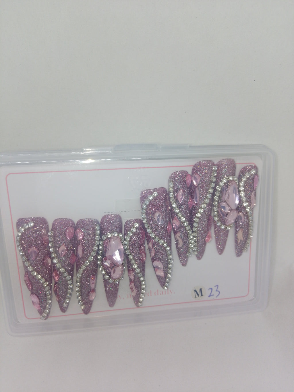 Press On Finger Nails - Style 116