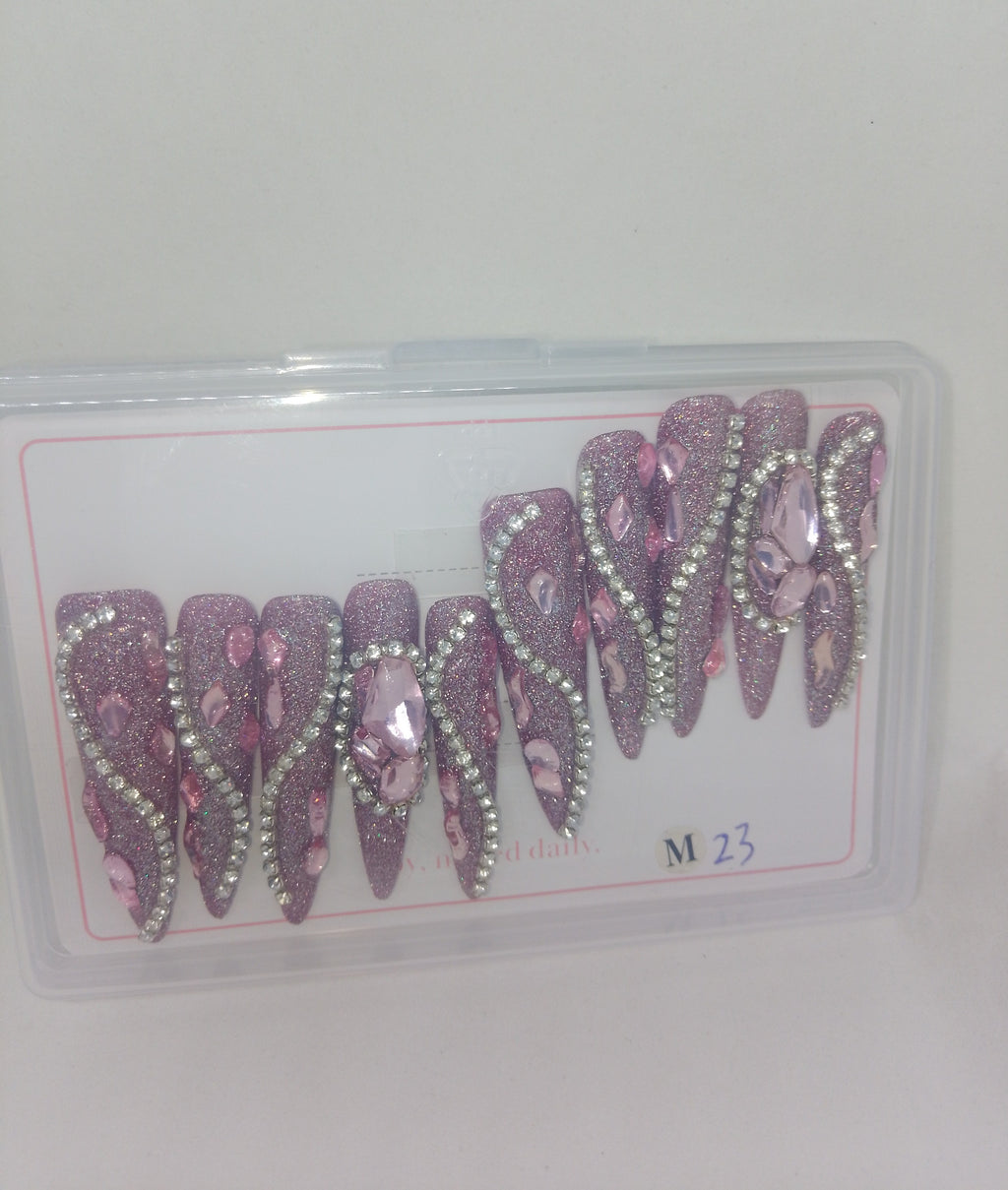 Press On Finger Nails - Style 116
