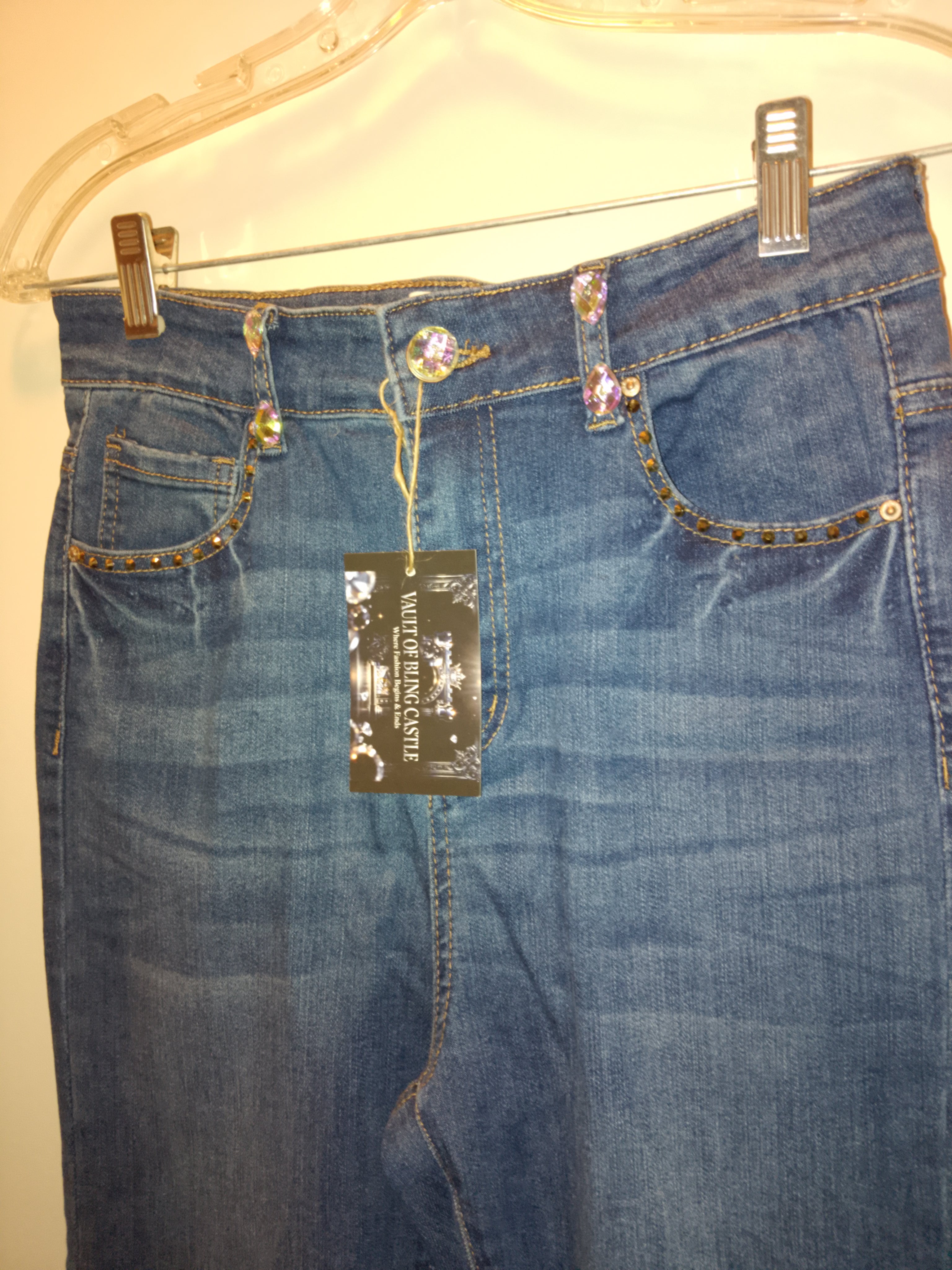 Signature Suite Visions Women's Denim Blue Skinny Jeans