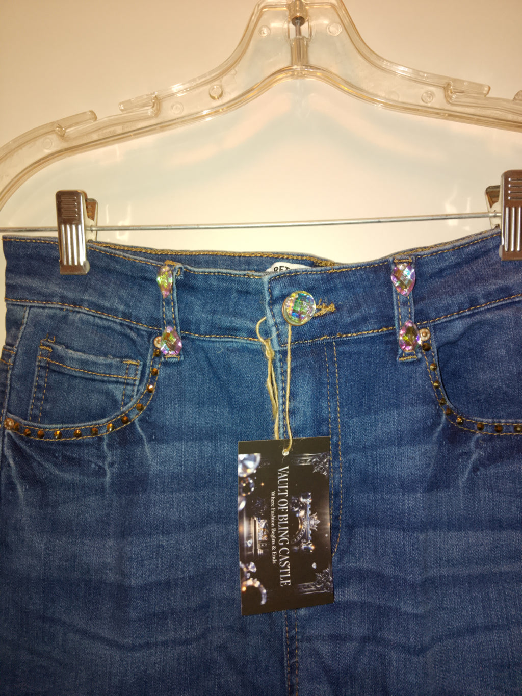 Signature Suite Visions Women's Denim Blue Skinny Jeans