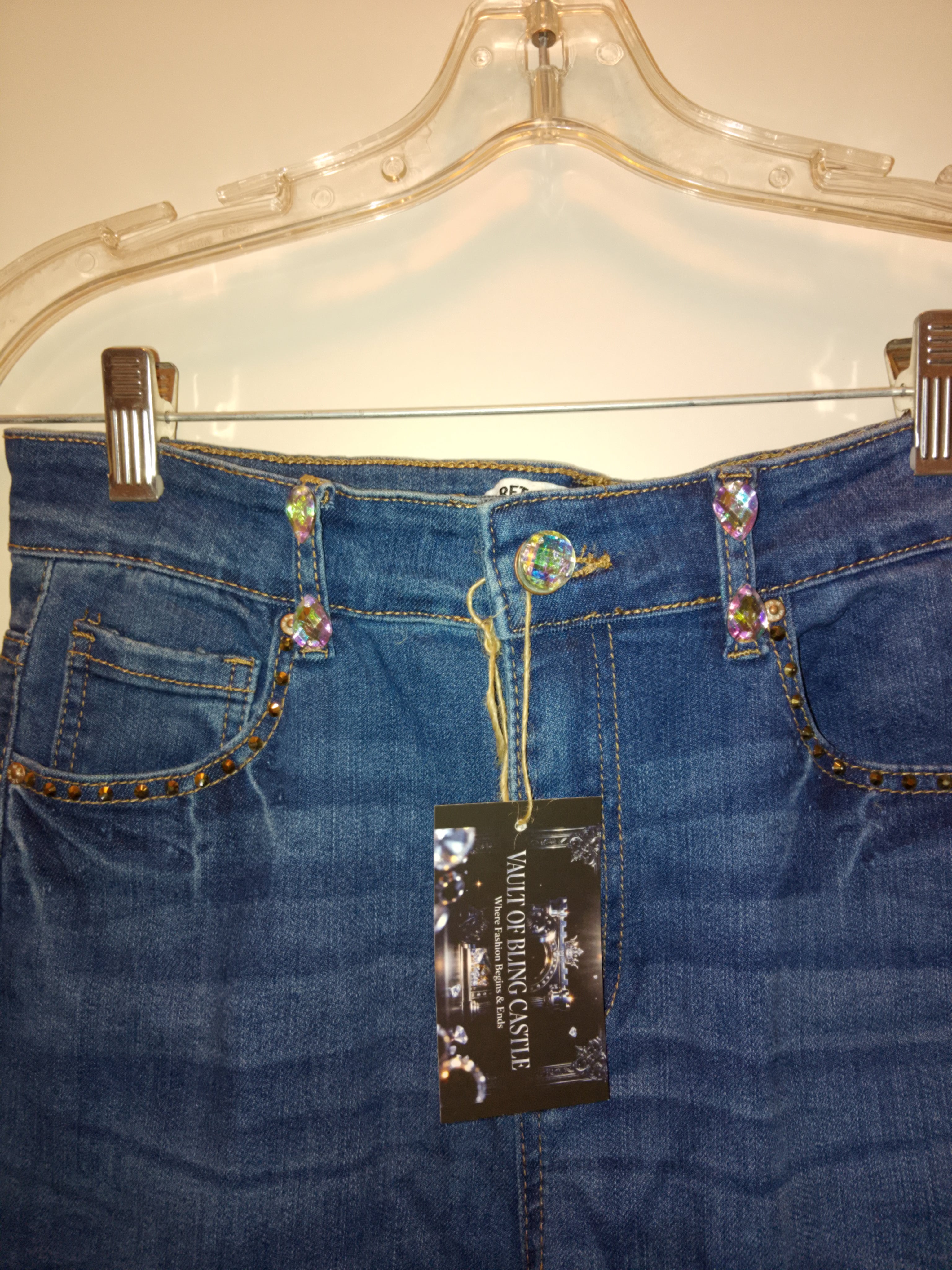 Signature Suite Visions Women's Denim Blue Skinny Jeans