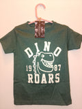 Blinged Out Dinosaur Lots Of Fun Boy's Graphics Short Sleeve Tee-Shirt - Style 115