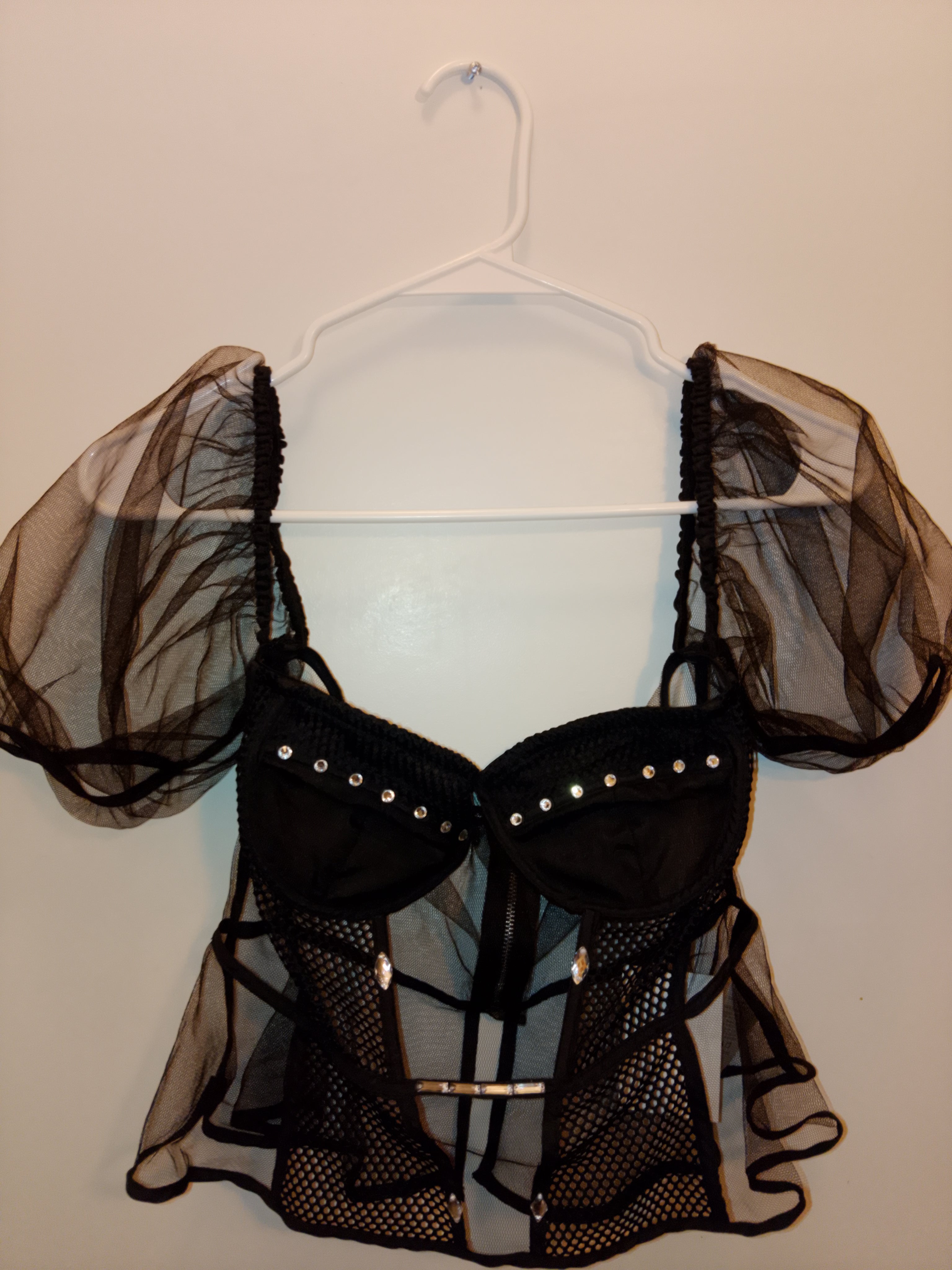 Burning The Midnight Oil Women's Corset Top